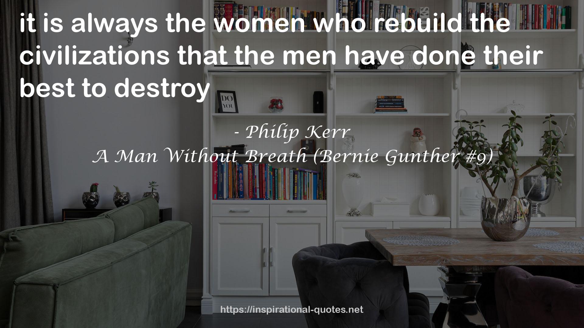 A Man Without Breath (Bernie Gunther #9) QUOTES