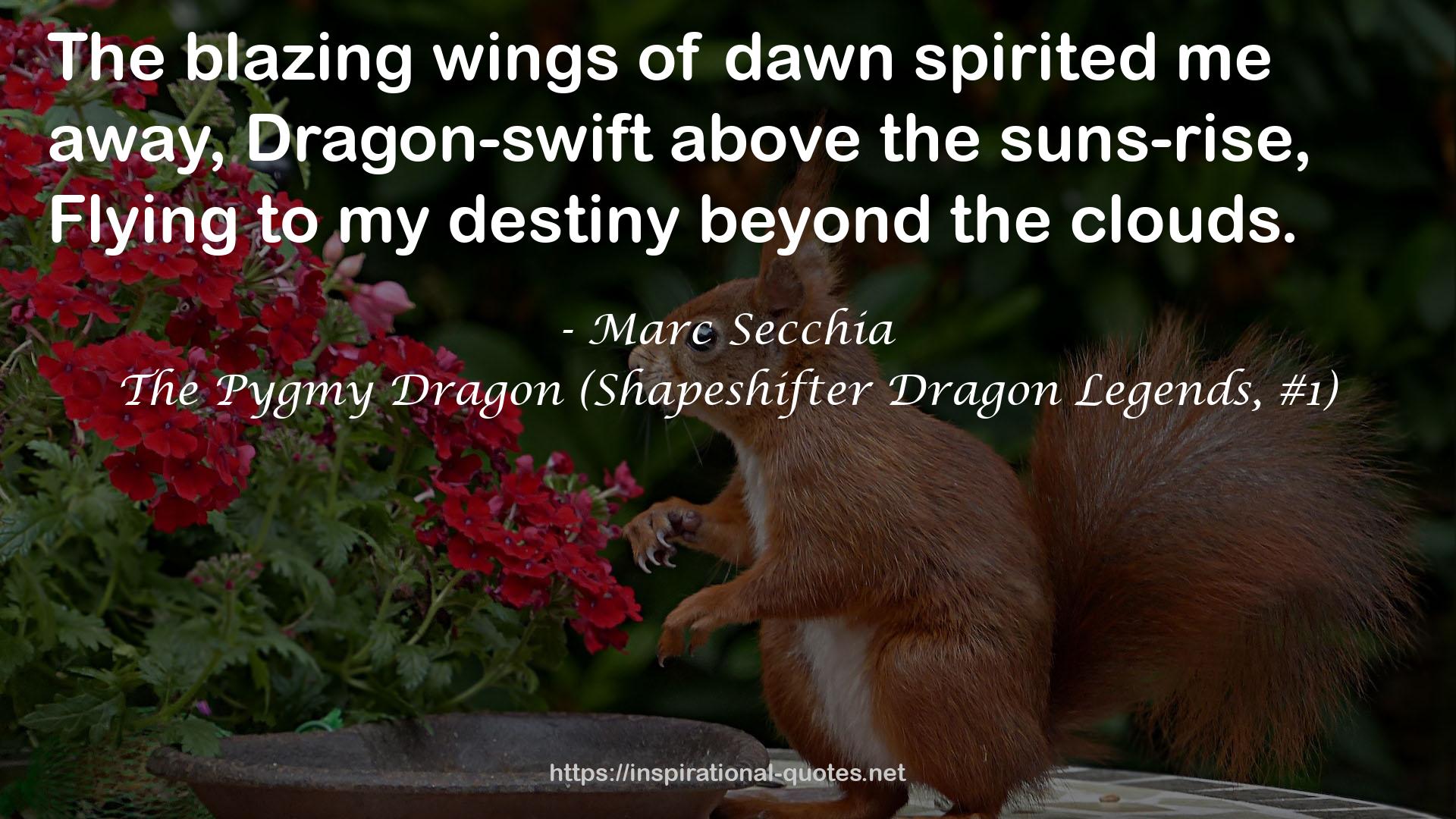 The Pygmy Dragon (Shapeshifter Dragon Legends, #1) QUOTES