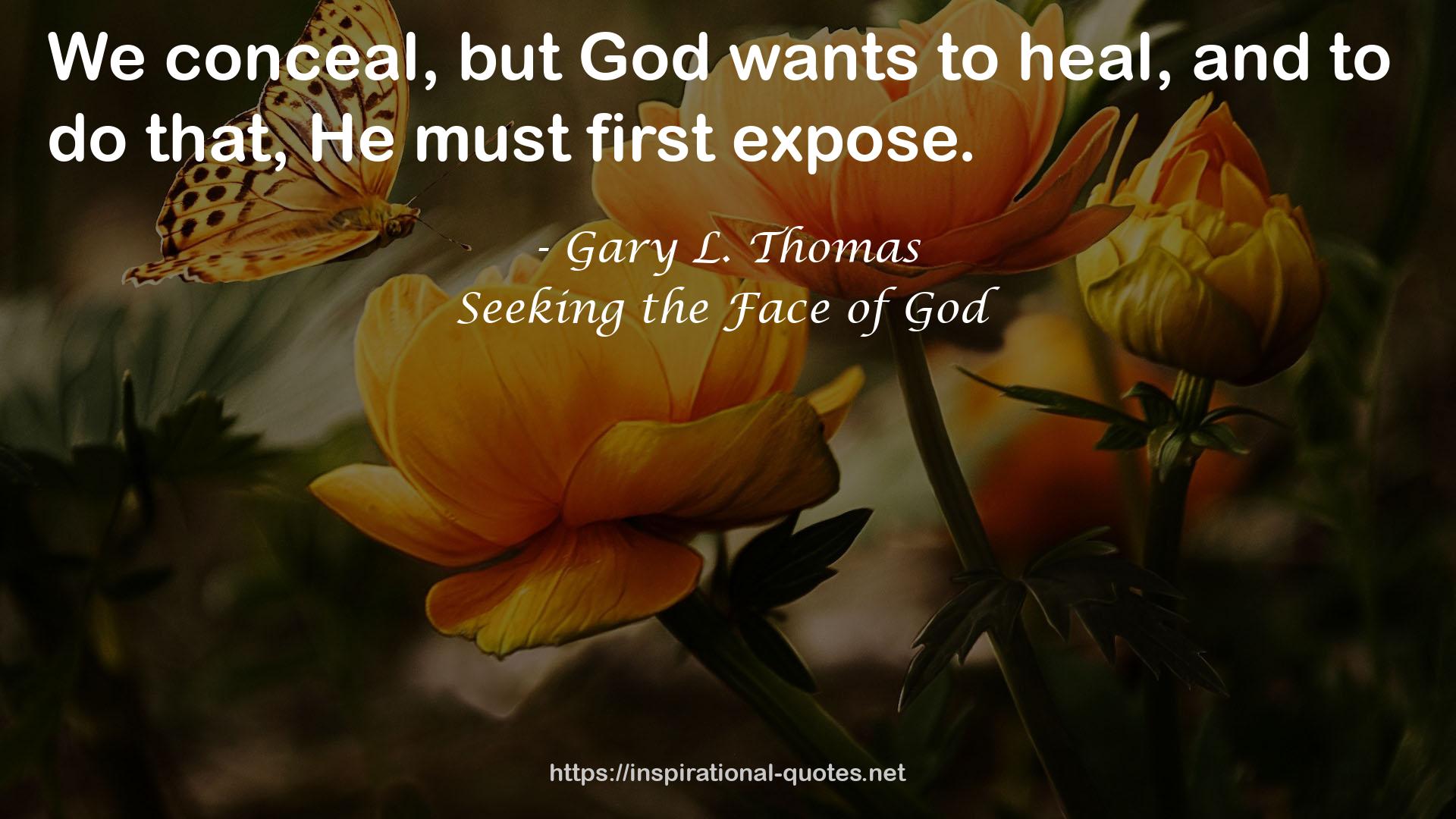 Seeking the Face of God QUOTES