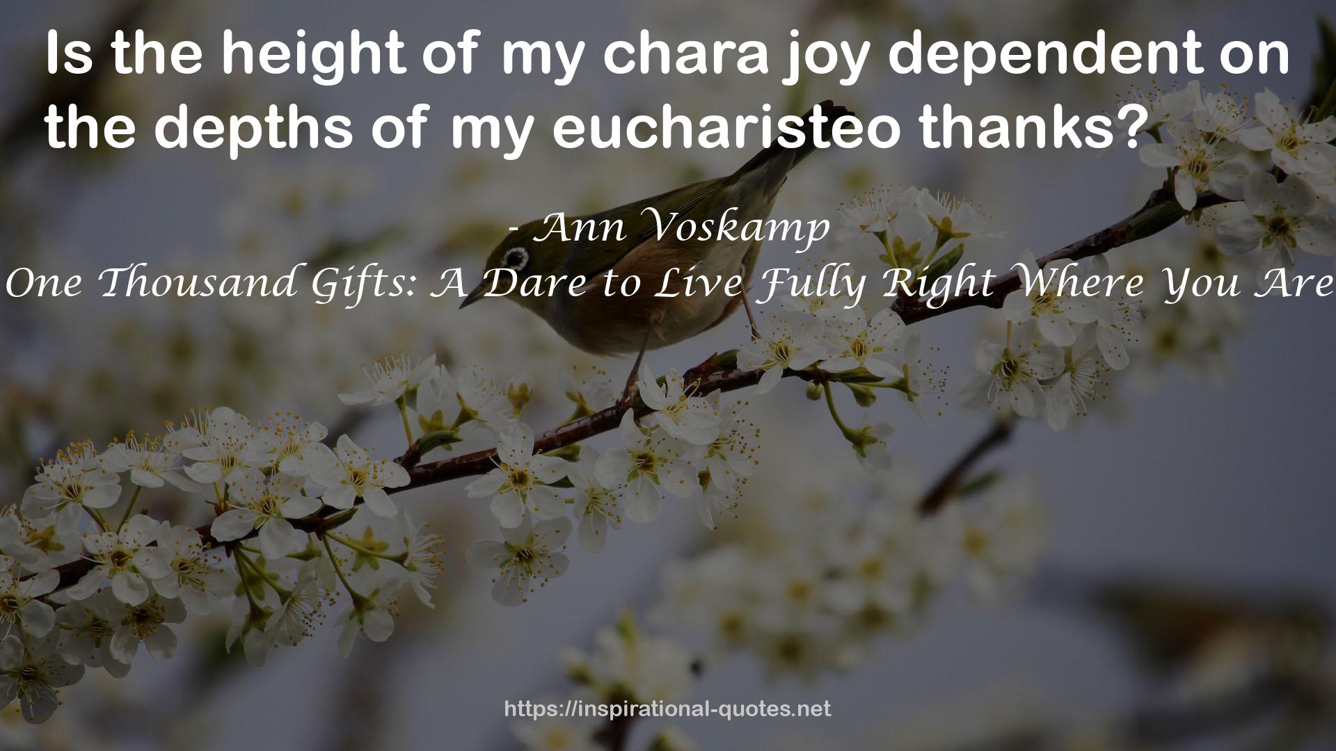 my chara joy  QUOTES