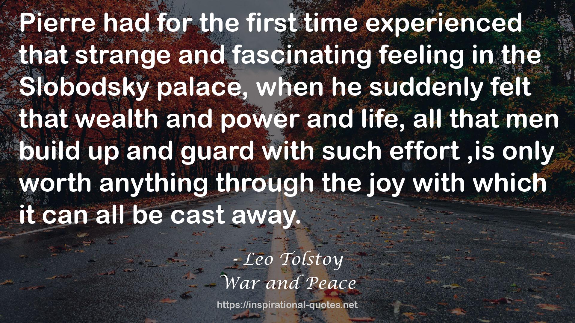 War and Peace QUOTES