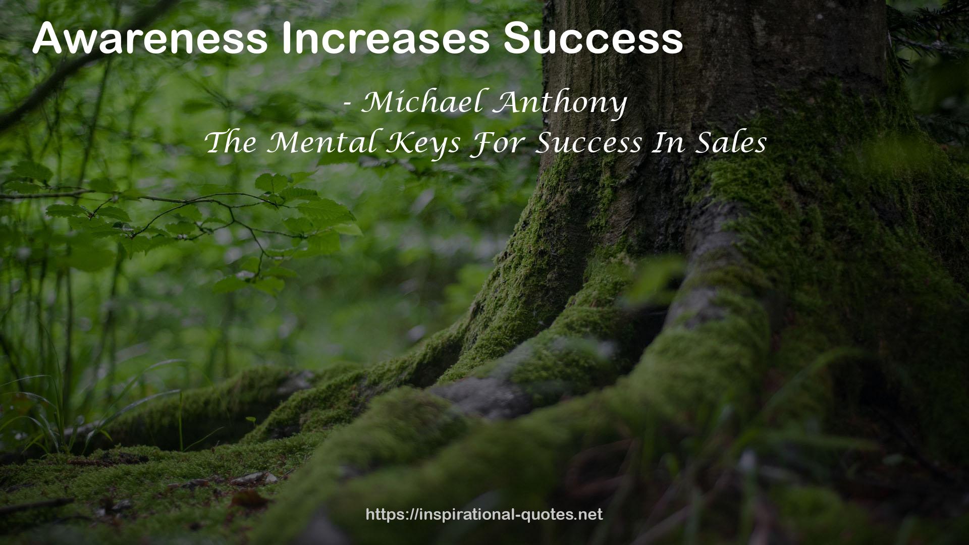 The Mental Keys For Success In Sales QUOTES