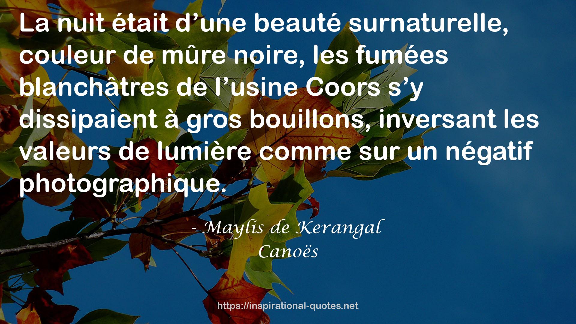 Canoës QUOTES