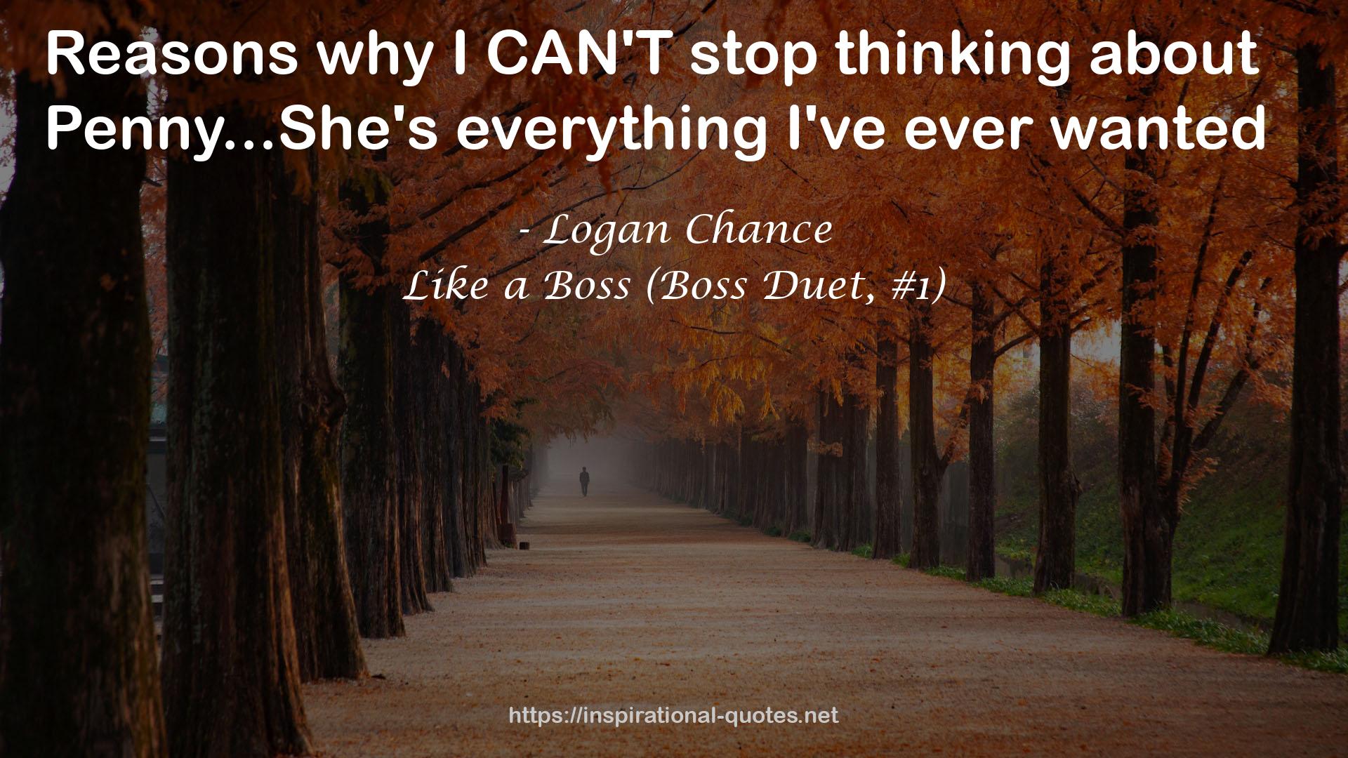 Like a Boss (Boss Duet, #1) QUOTES