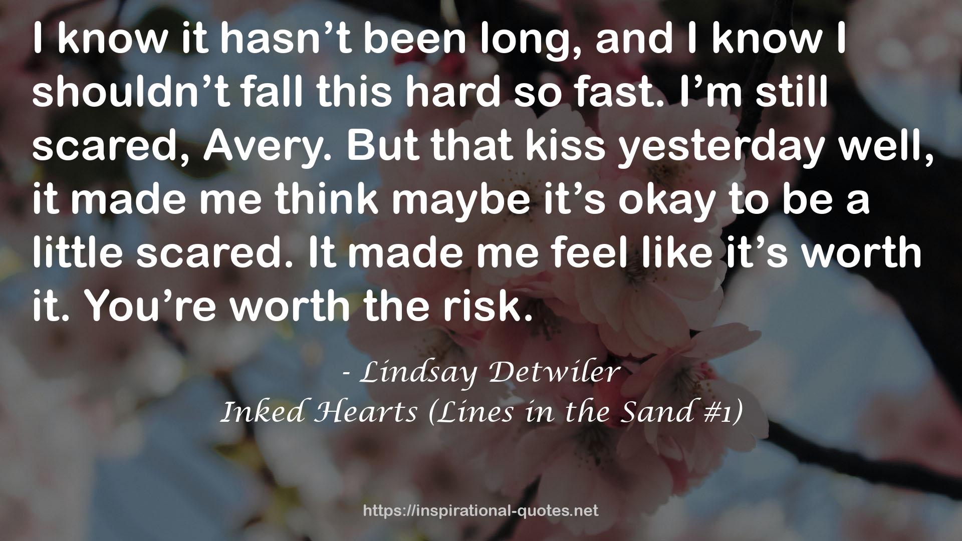 Inked Hearts (Lines in the Sand #1) QUOTES