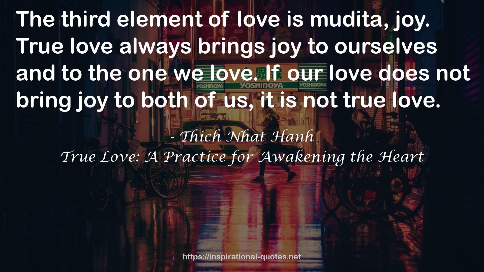 True Love: A Practice for Awakening the Heart QUOTES