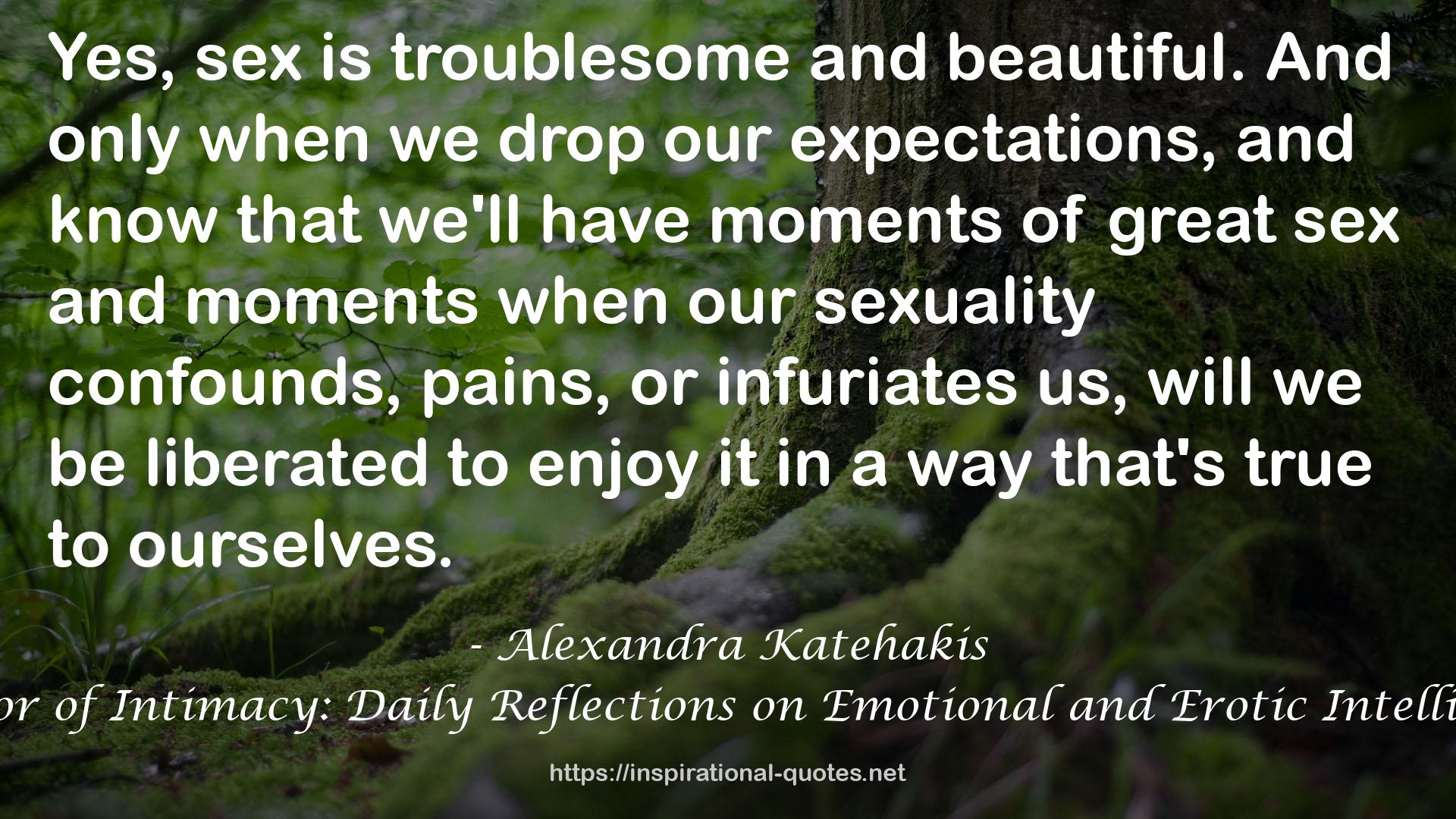 Mirror of Intimacy: Daily Reflections on Emotional and Erotic Intelligence QUOTES