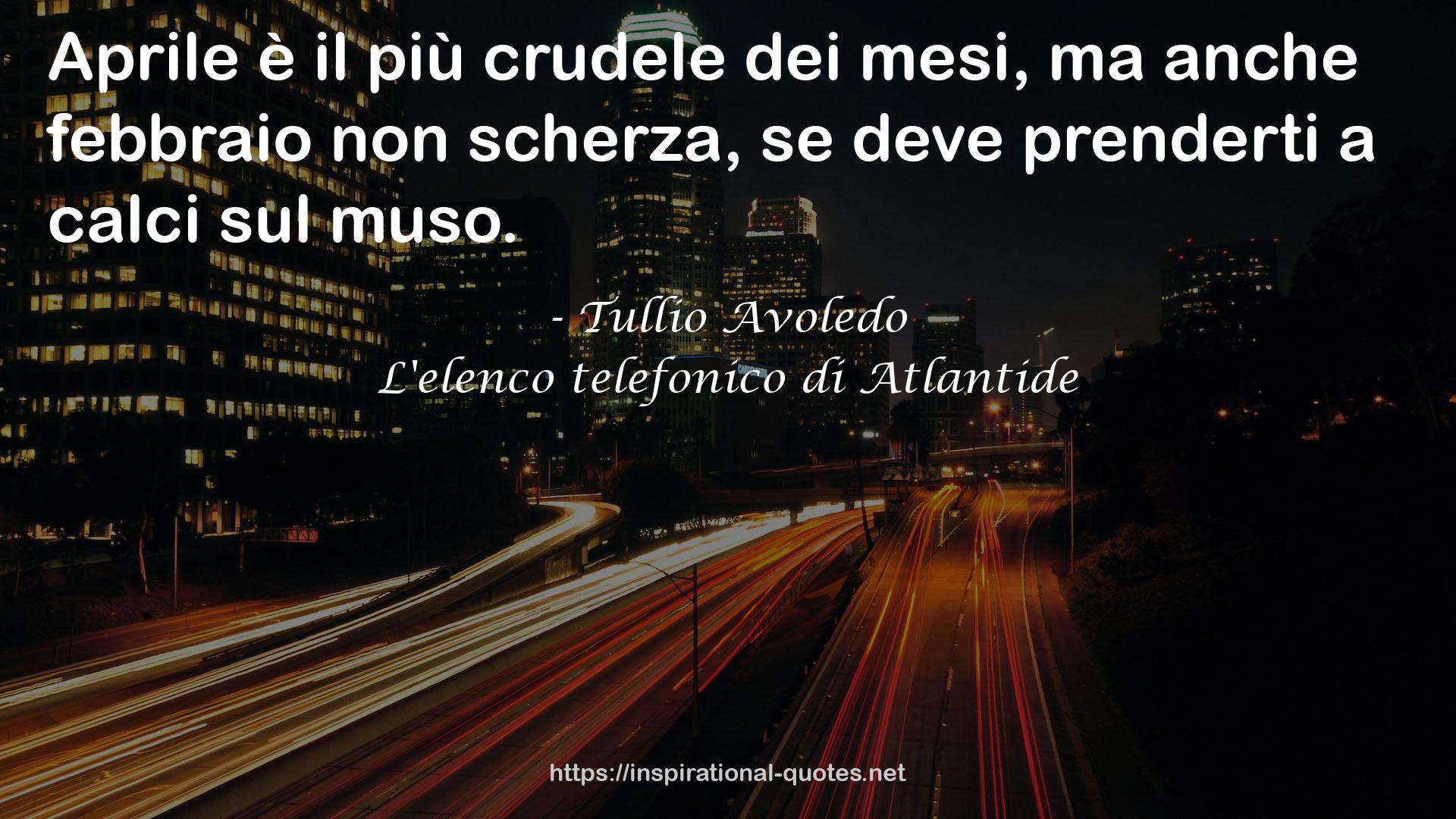 L'elenco telefonico di Atlantide QUOTES