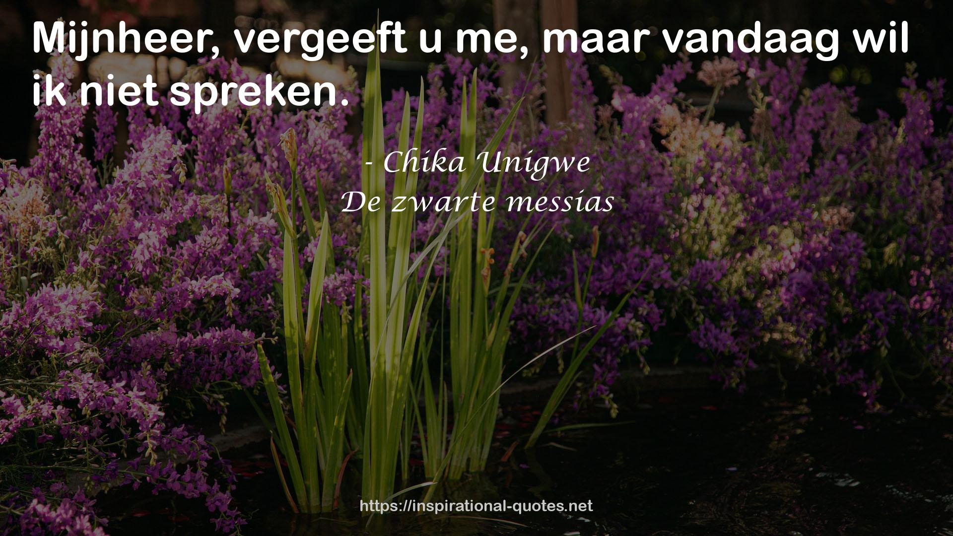 De zwarte messias QUOTES