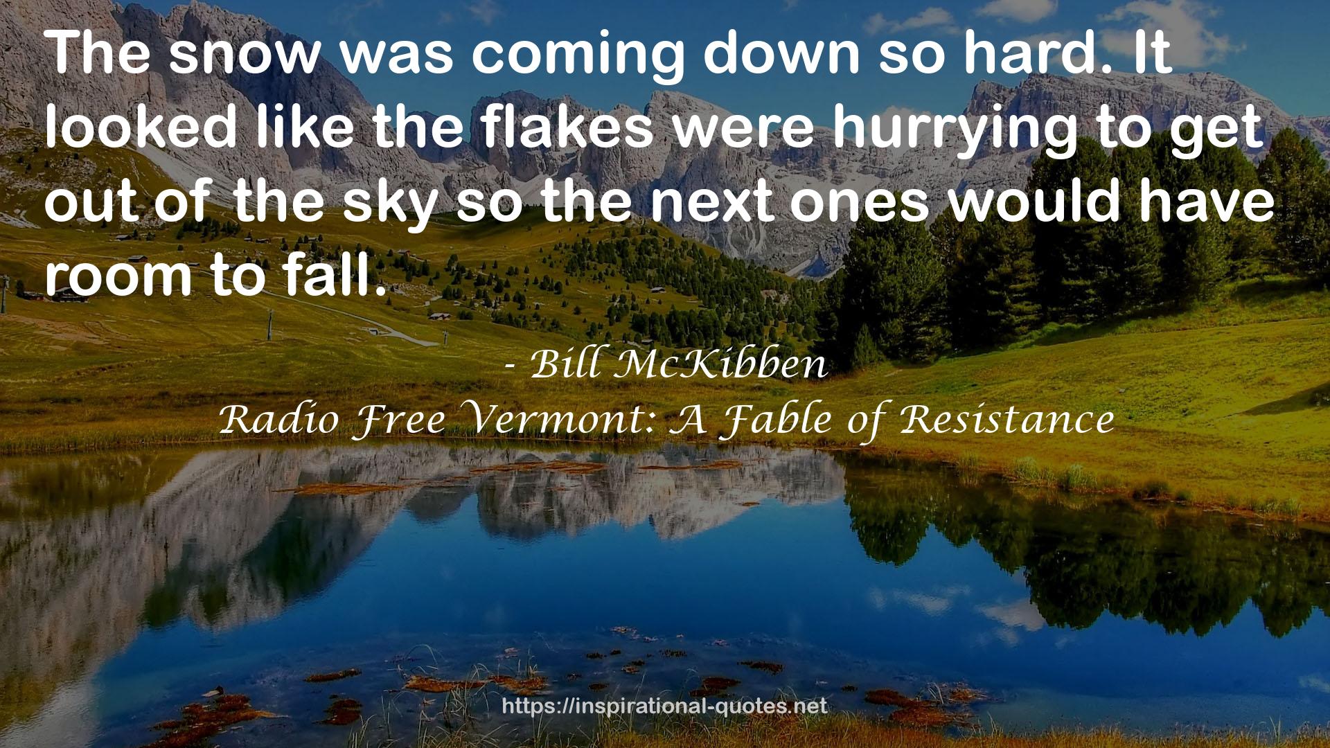 Bill McKibben QUOTES