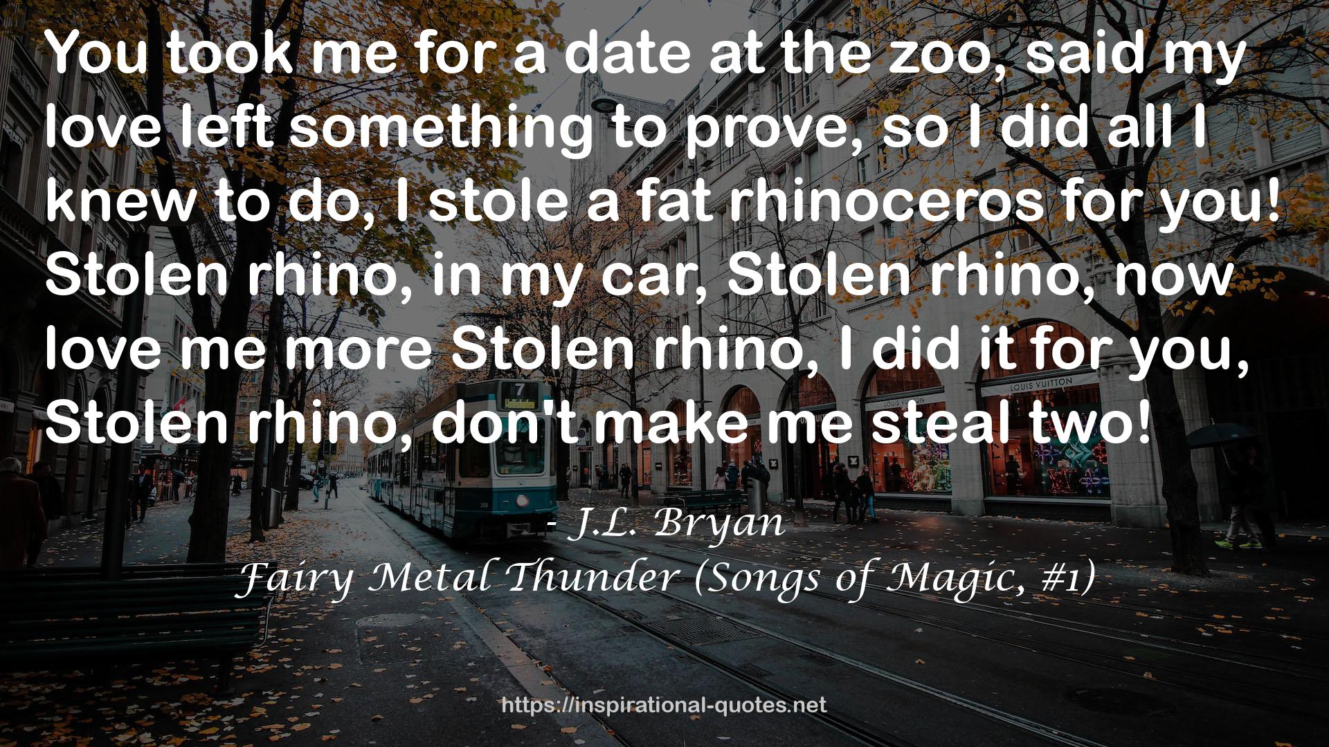 Fairy Metal Thunder (Songs of Magic, #1) QUOTES