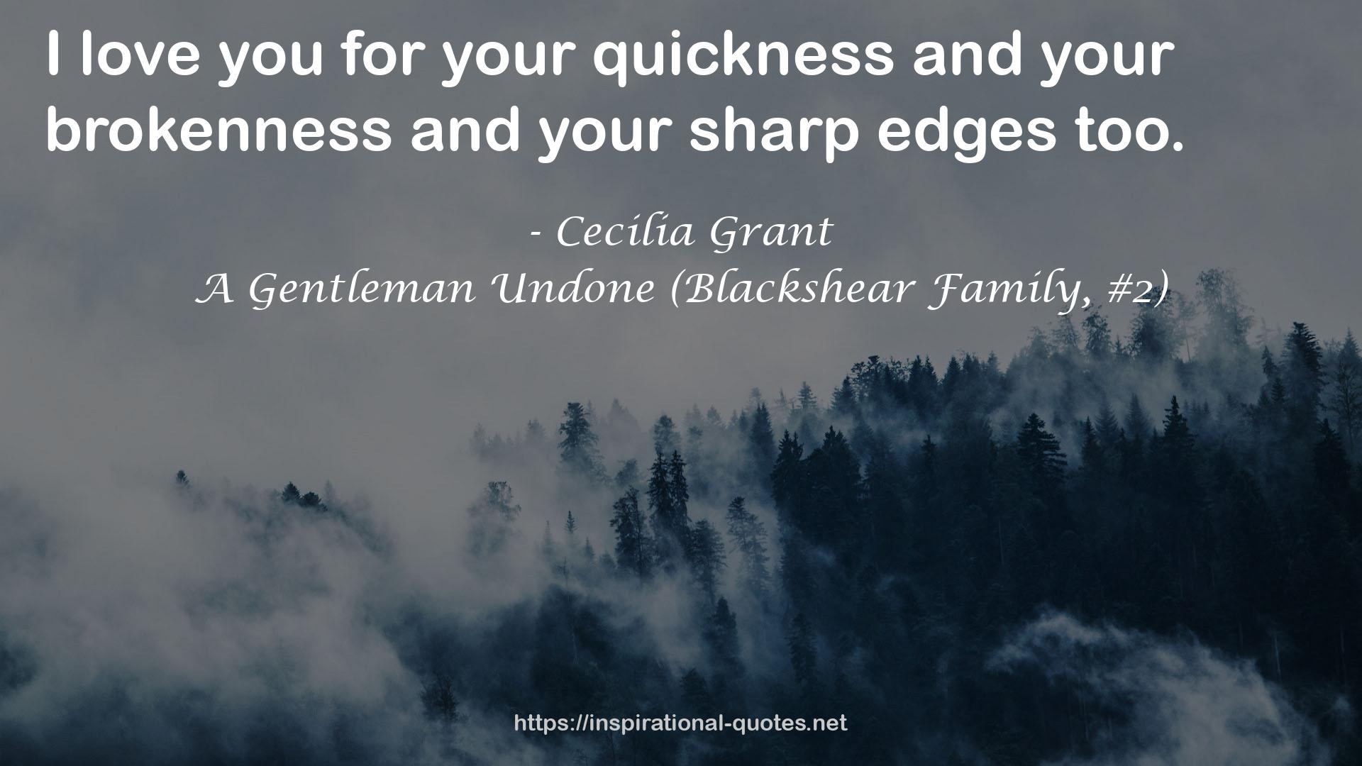 A Gentleman Undone (Blackshear Family, #2) QUOTES