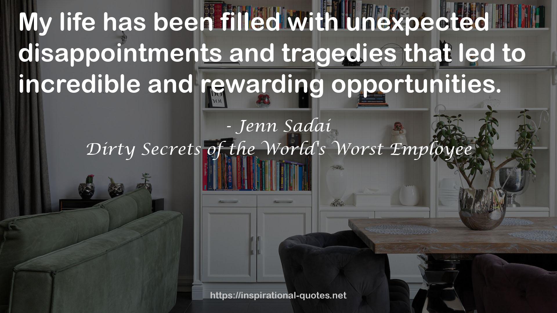 Dirty Secrets of the World's Worst Employee QUOTES