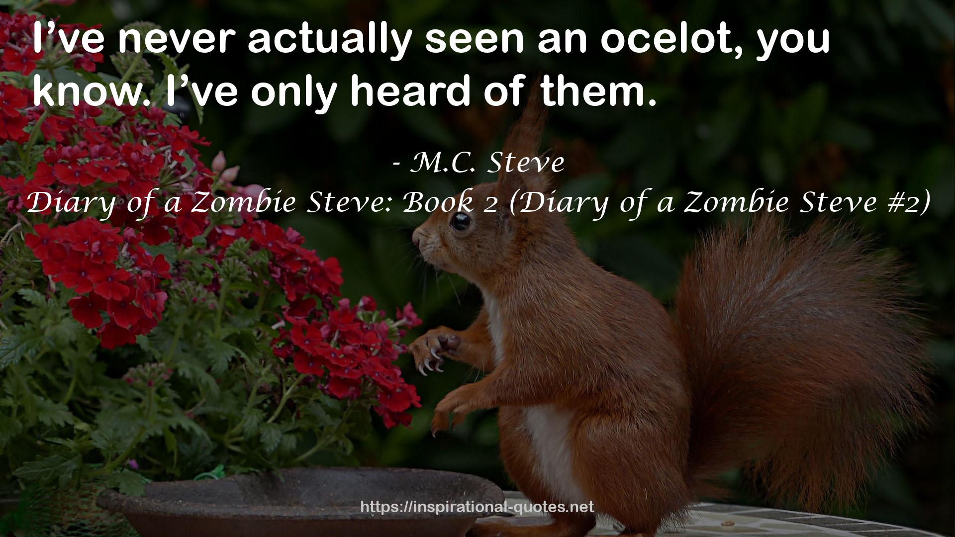 Diary of a Zombie Steve: Book 2 (Diary of a Zombie Steve #2) QUOTES