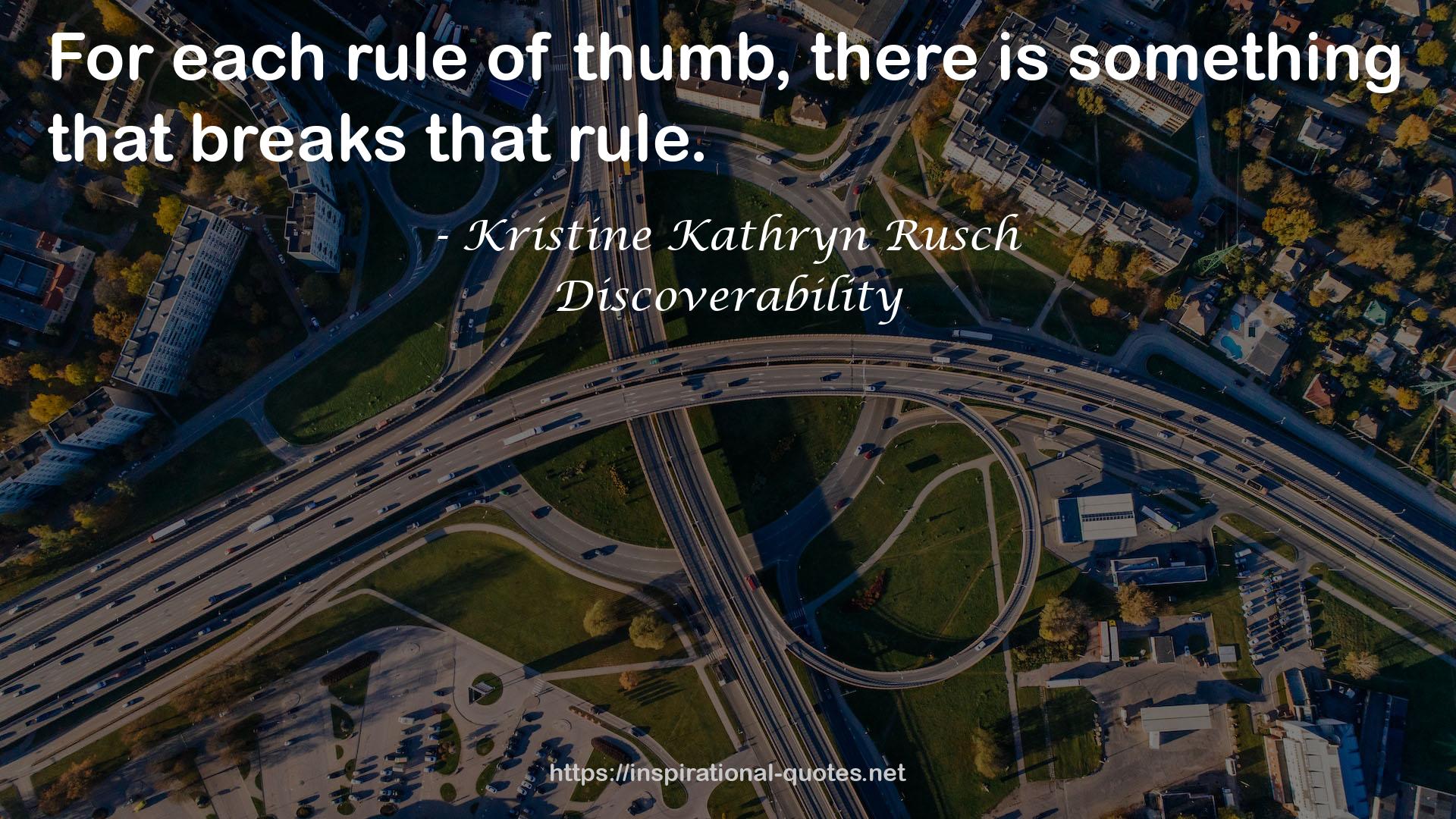 Discoverability QUOTES