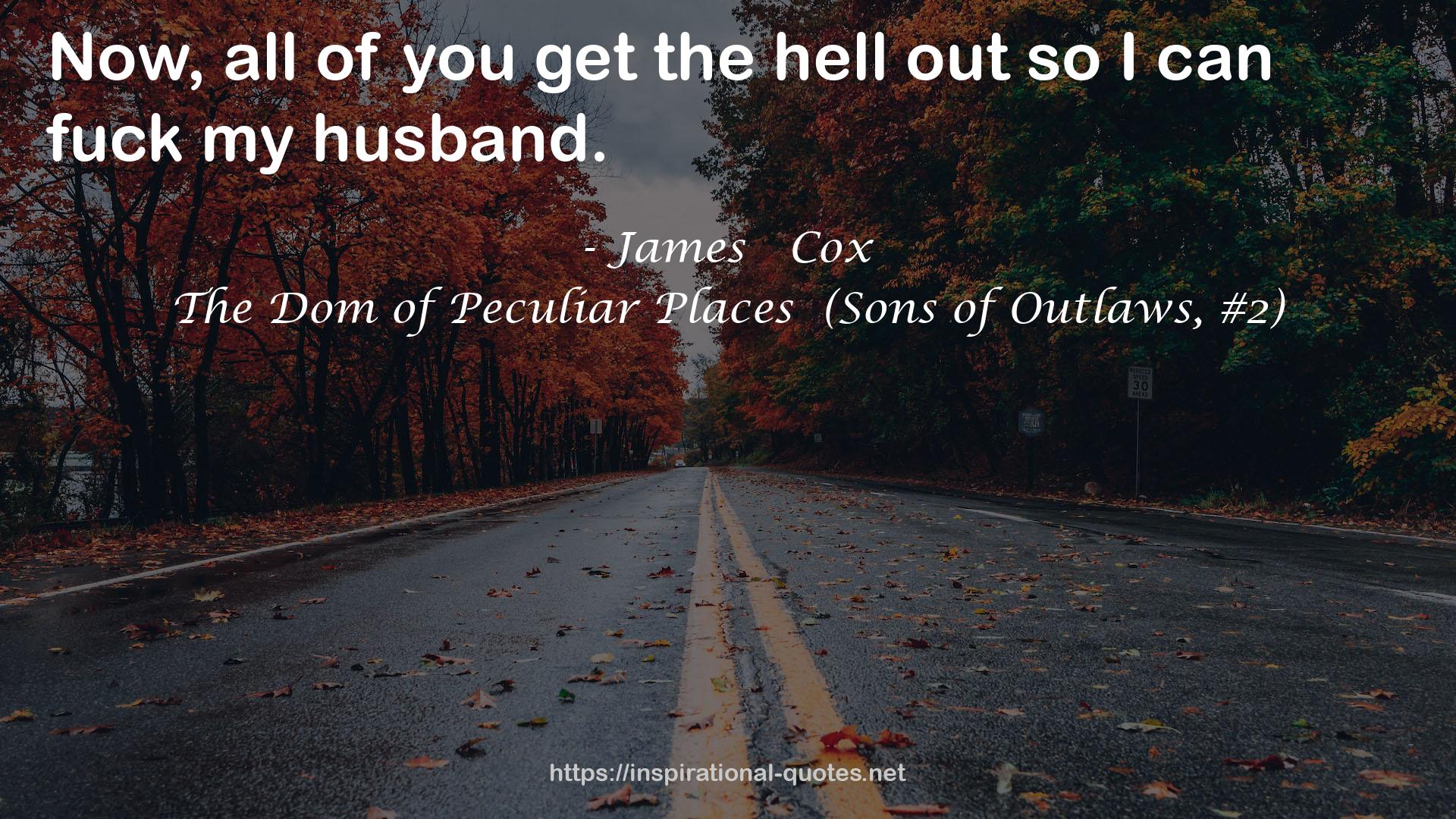 The Dom of Peculiar Places  (Sons of Outlaws, #2) QUOTES