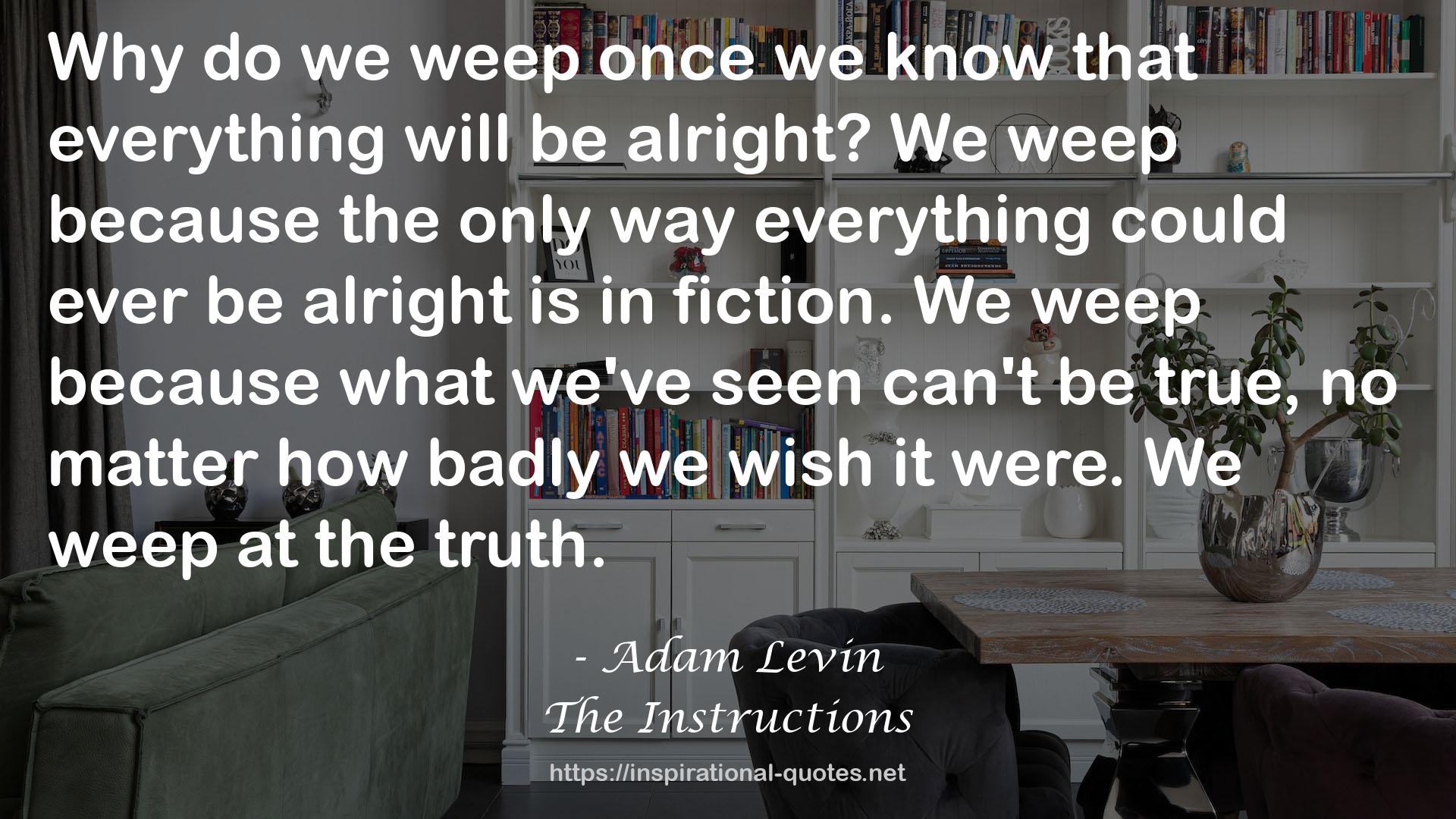 Adam Levin QUOTES