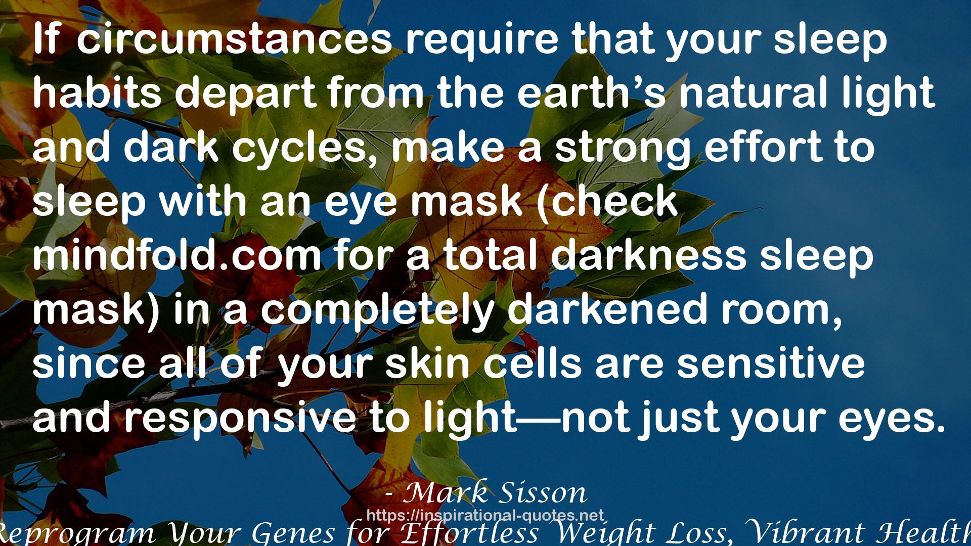 Mark Sisson QUOTES