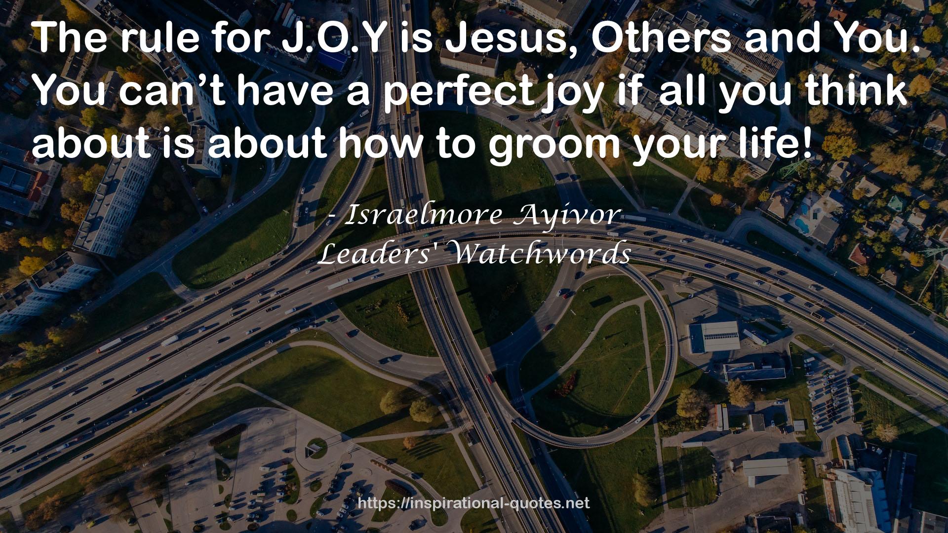 a perfect joy  QUOTES