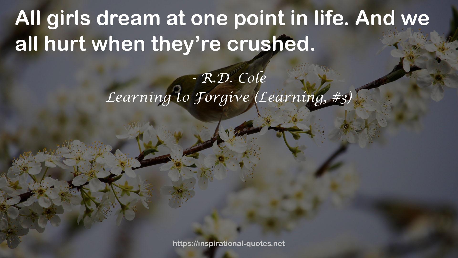 Learning to Forgive (Learning, #3) QUOTES