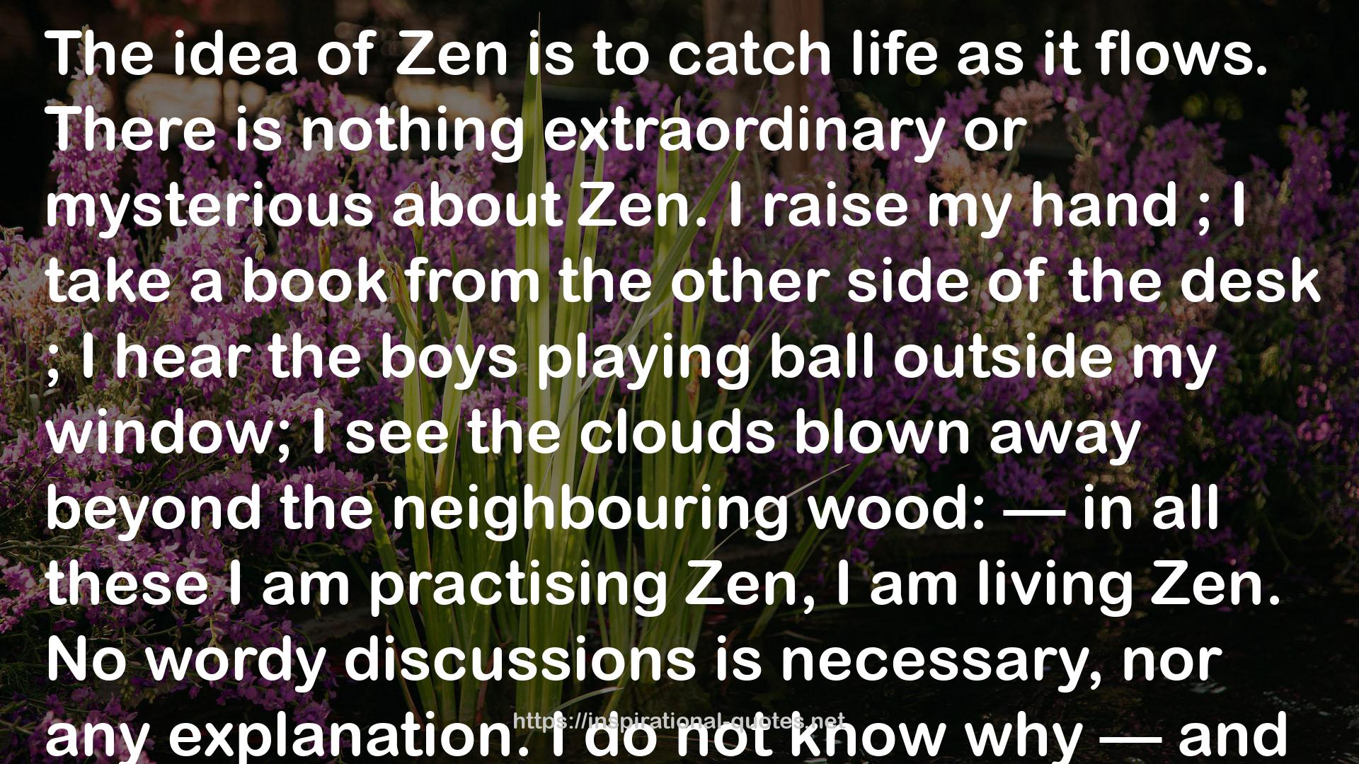 An Introduction to Zen Buddhism QUOTES