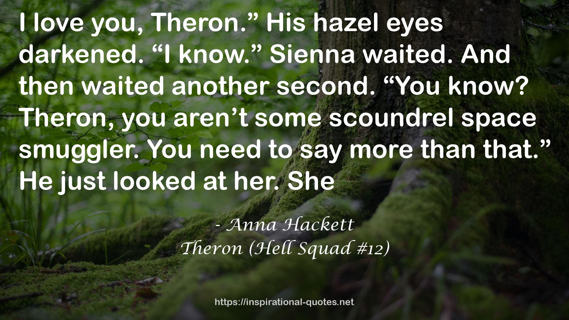Theron (Hell Squad #12) QUOTES