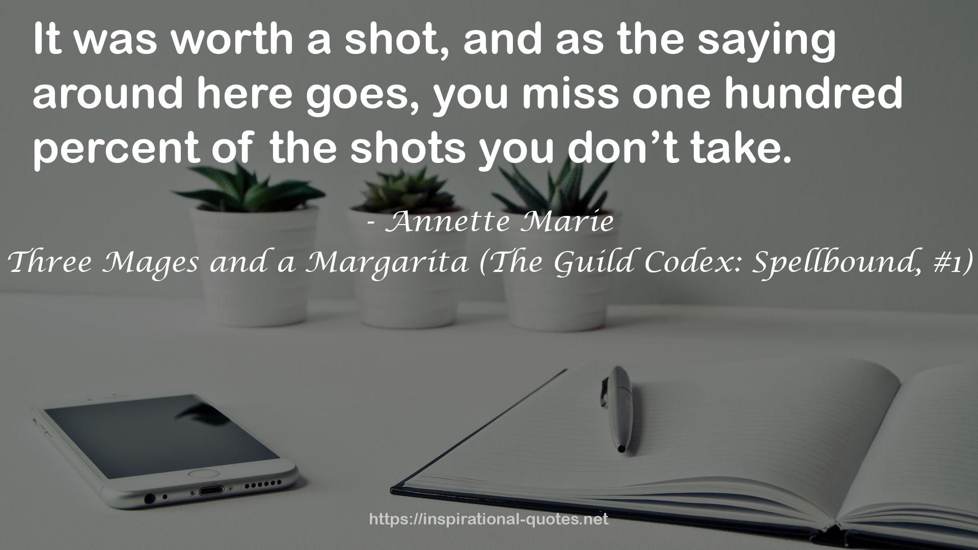 Three Mages and a Margarita (The Guild Codex: Spellbound, #1) QUOTES