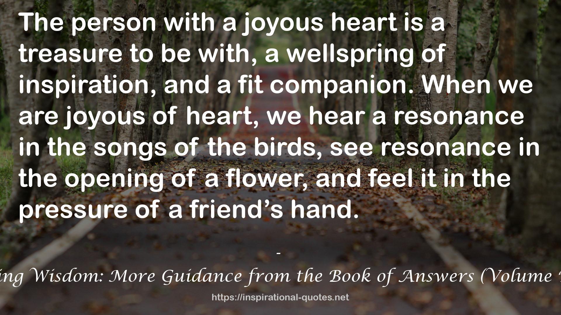 a joyous heart  QUOTES