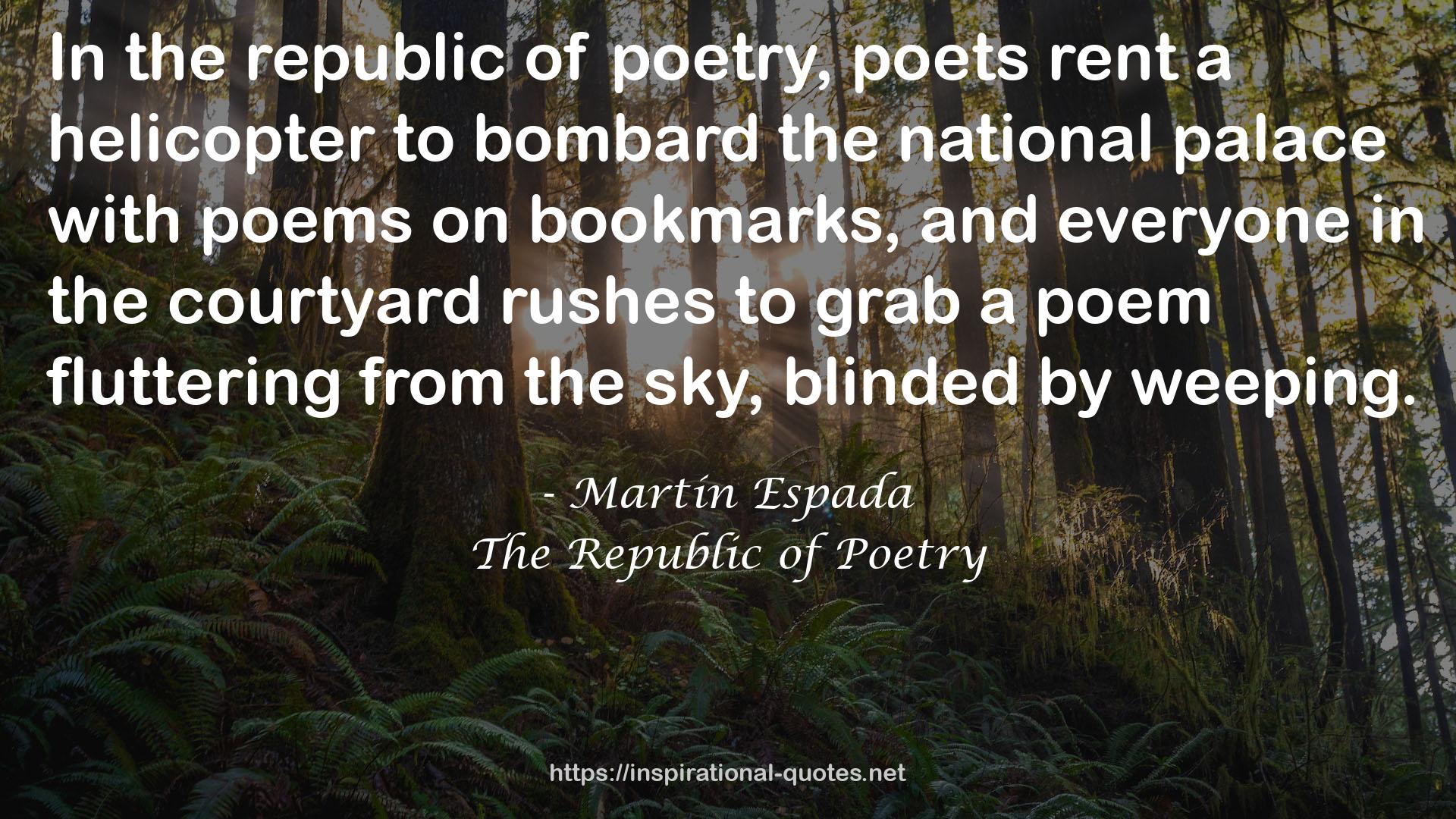 The Republic of Poetry QUOTES