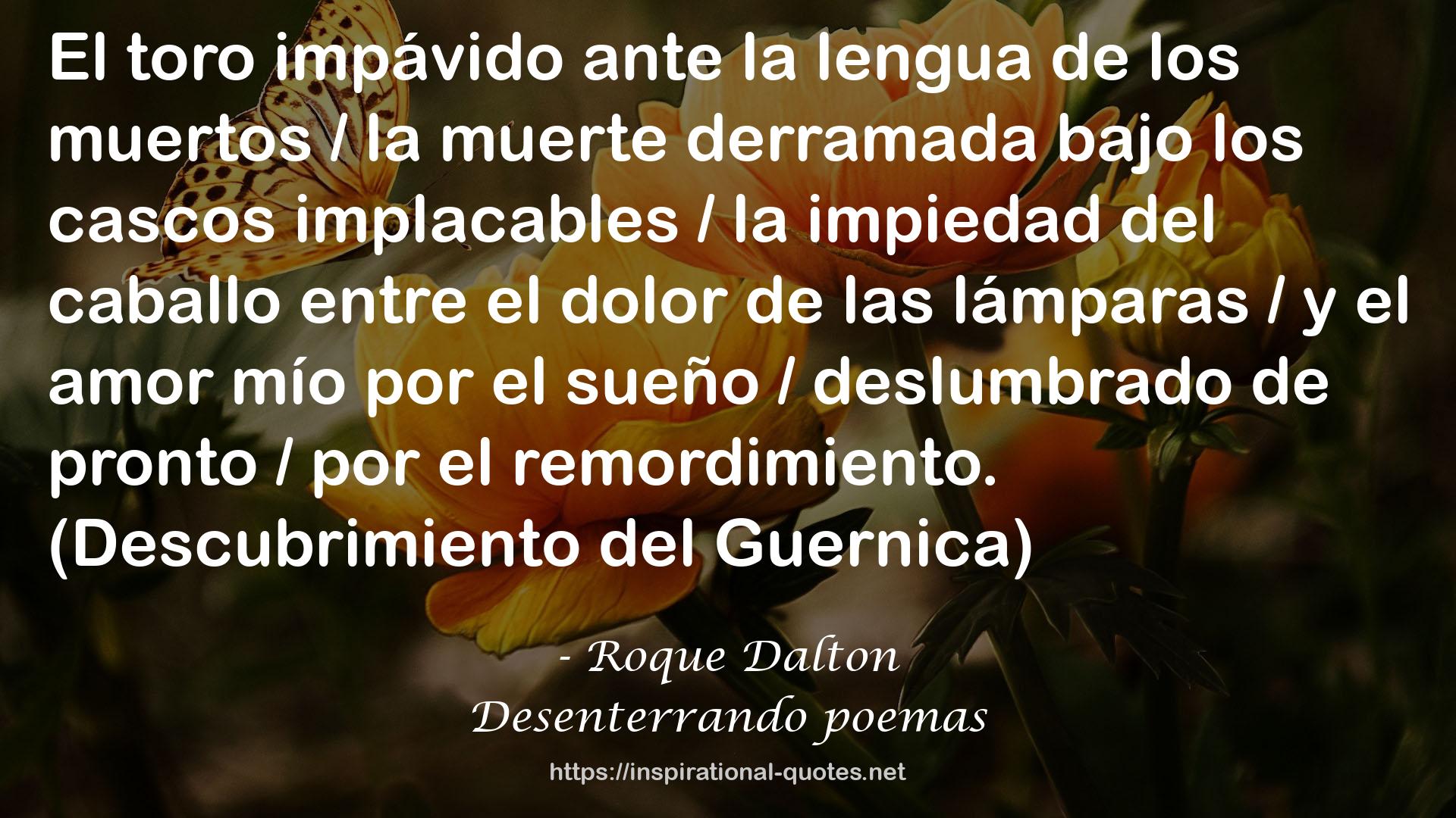 Desenterrando poemas QUOTES