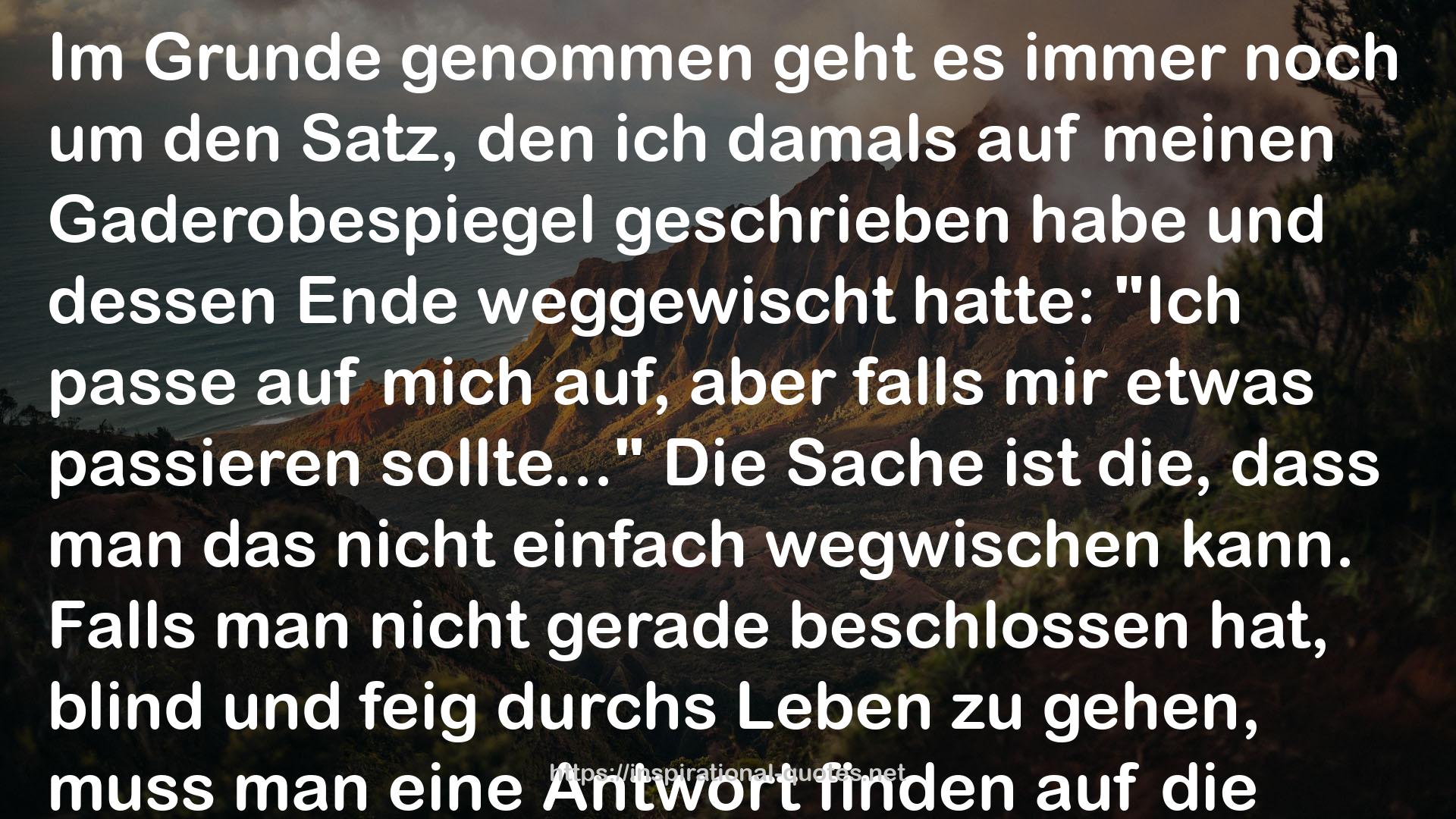 Die seltene Gabe QUOTES