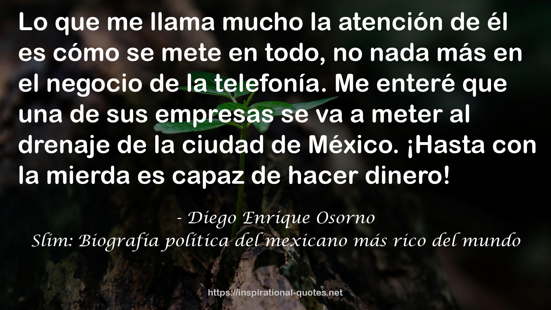 Slim: Biografía política del mexicano más rico del mundo QUOTES