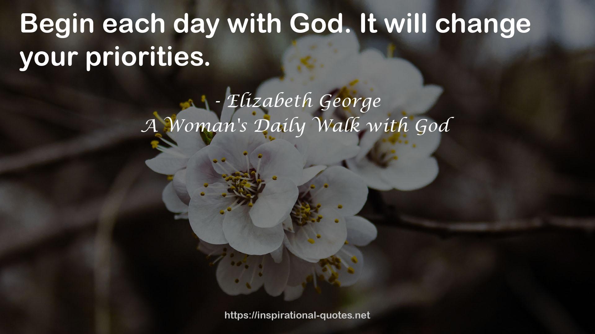 A Woman's Daily Walk with God QUOTES