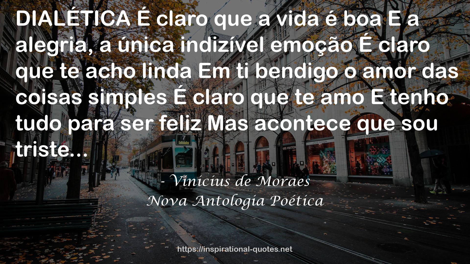 Nova Antologia Poética QUOTES