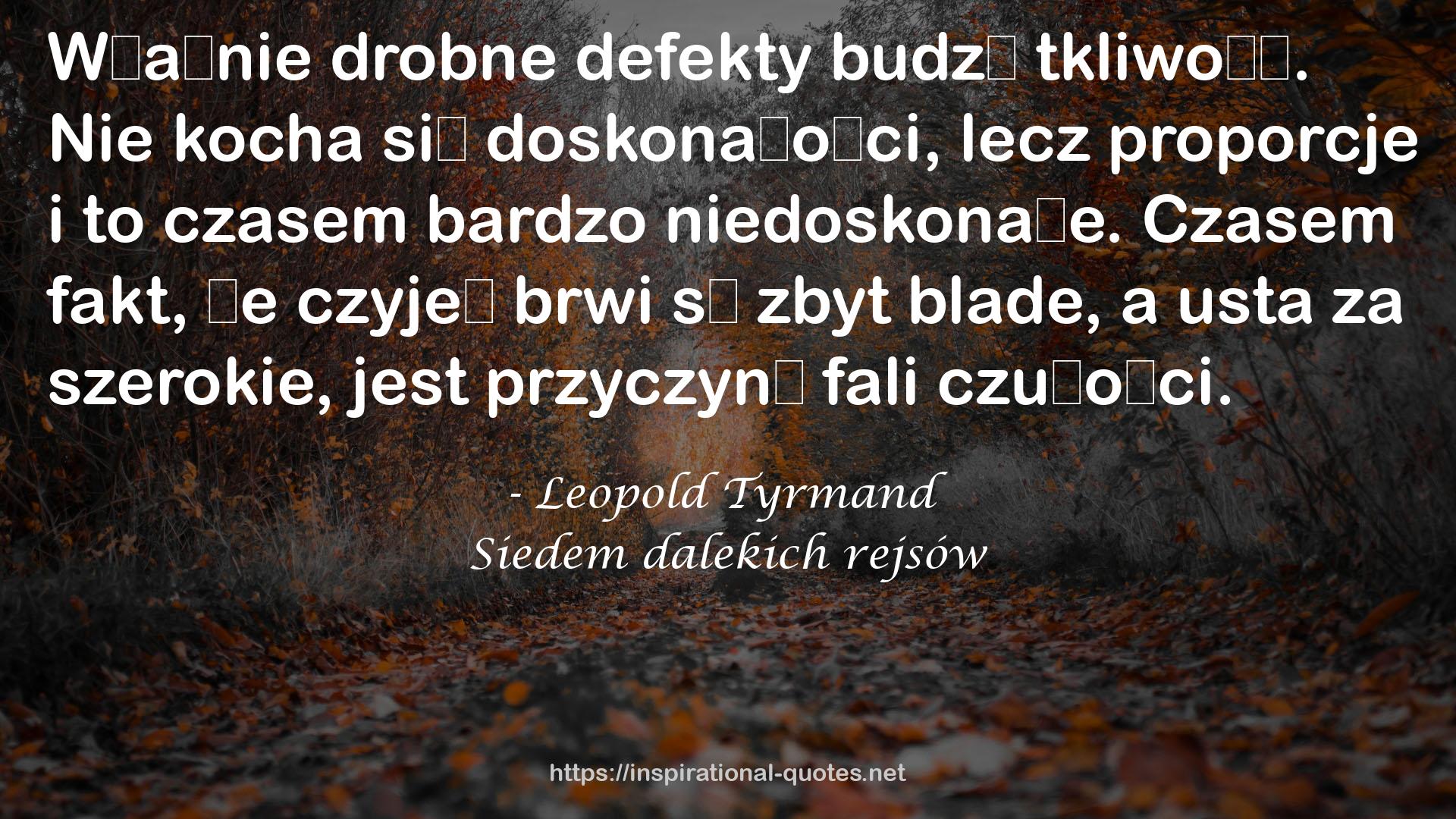 Siedem dalekich rejsów QUOTES