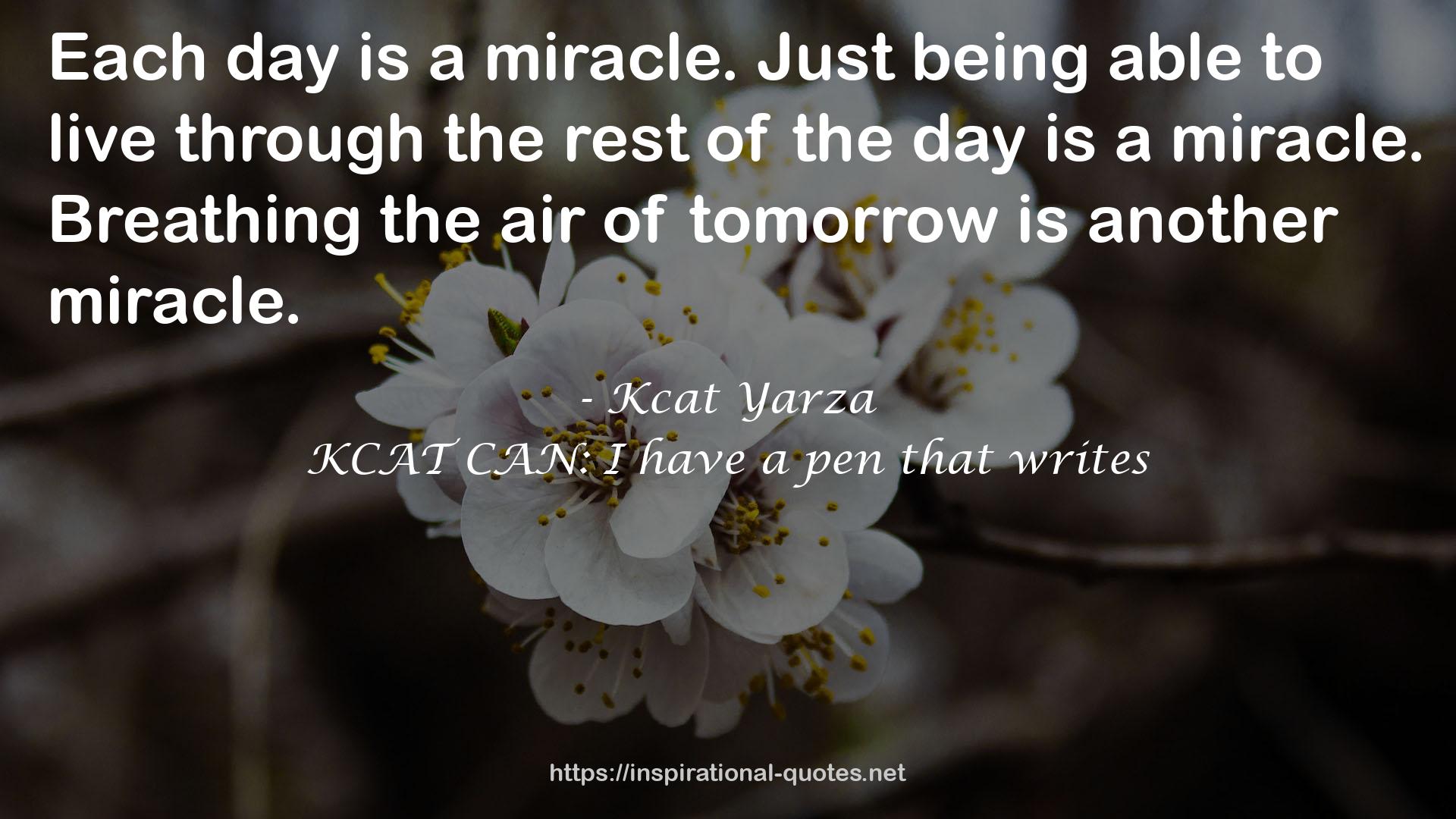 Kcat Yarza QUOTES