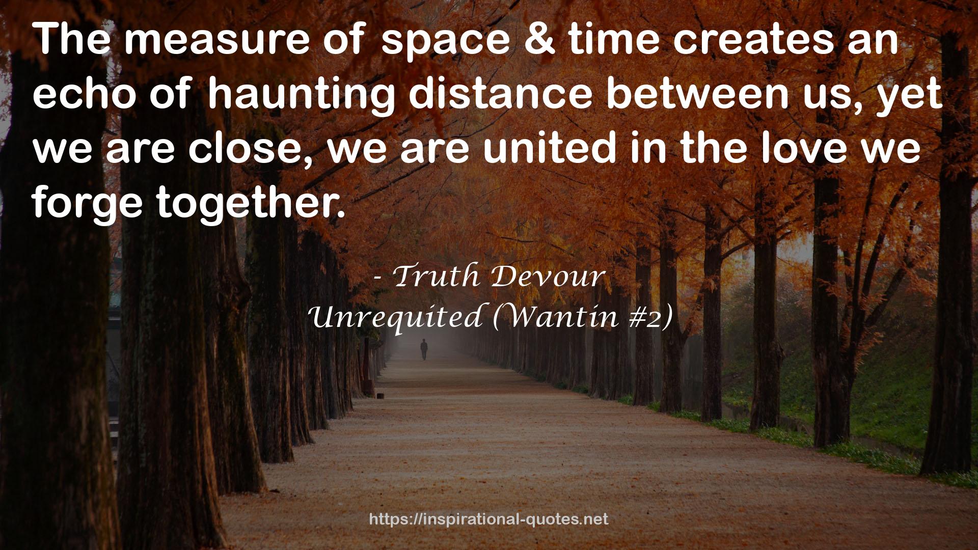 haunting distance  QUOTES