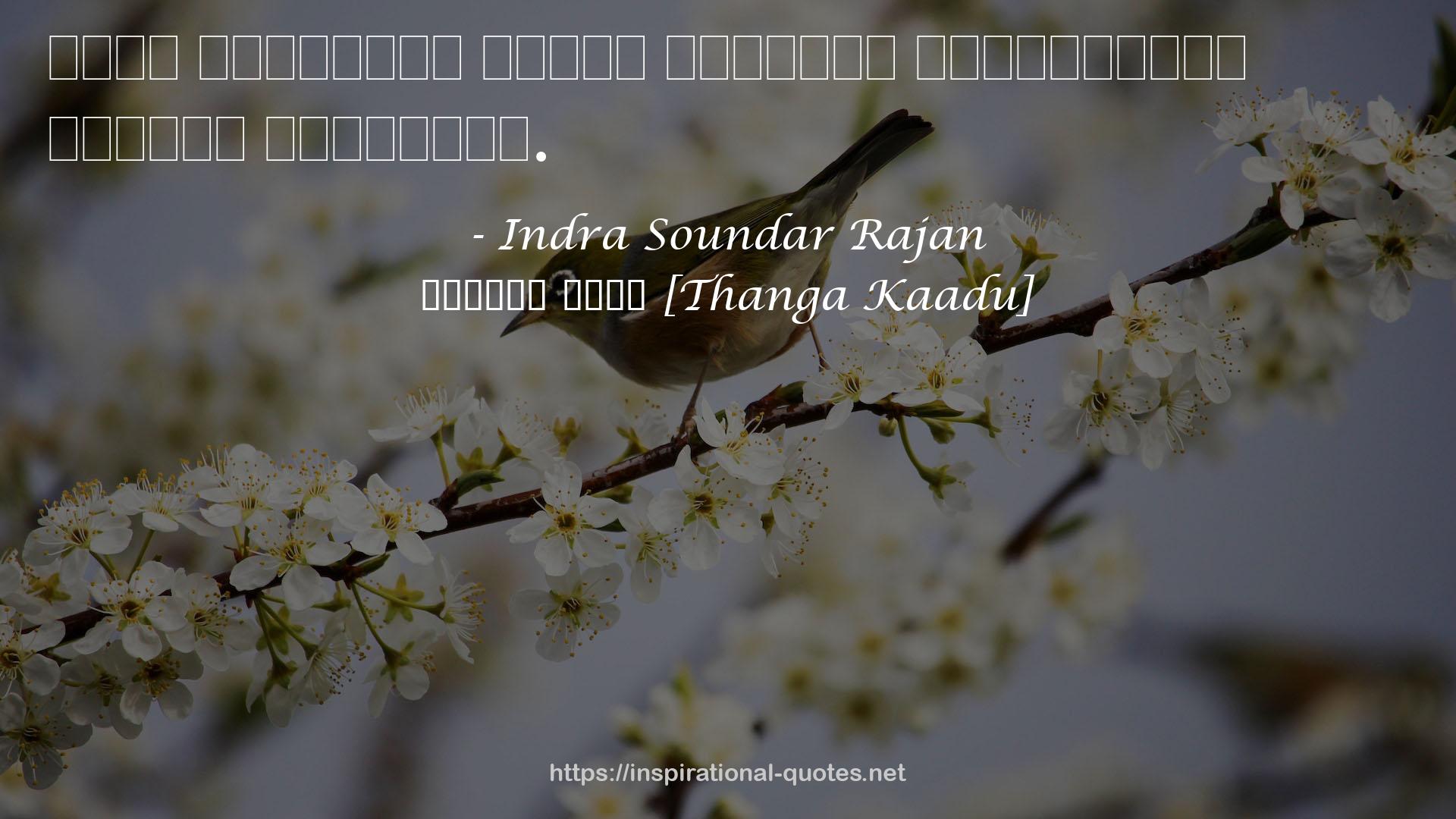 தங்கக் காடு [Thanga Kaadu] QUOTES