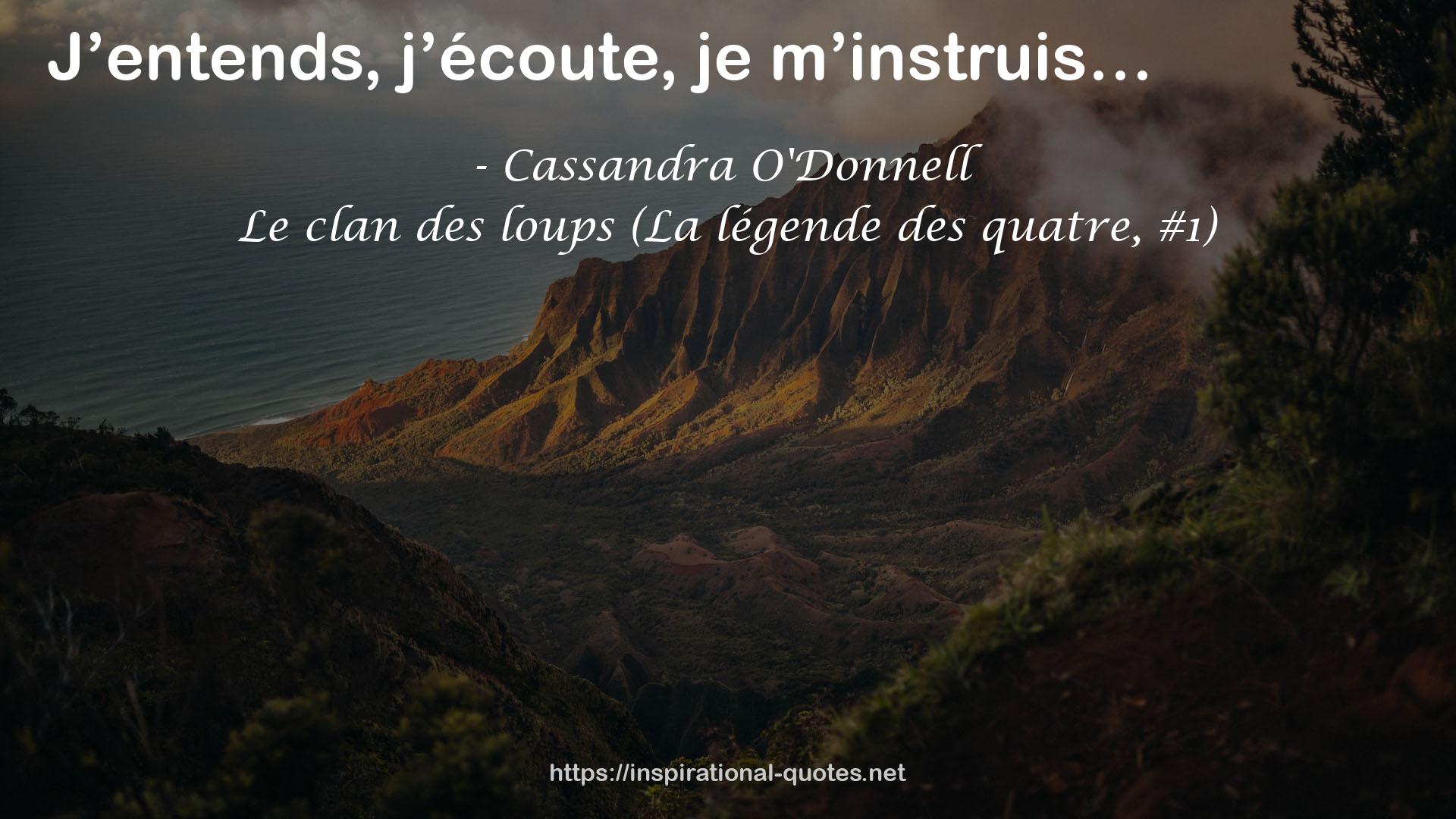 Le clan des loups (La légende des quatre, #1) QUOTES