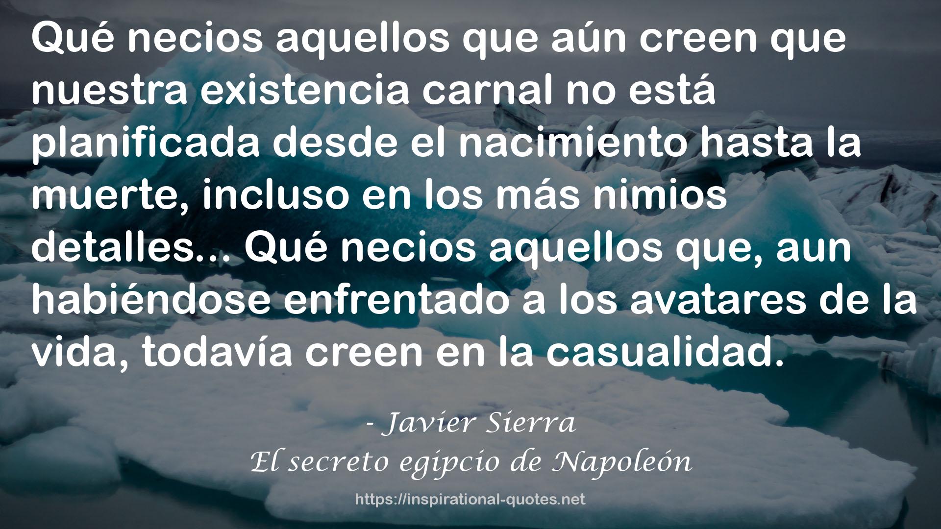 El secreto egipcio de Napoleón QUOTES