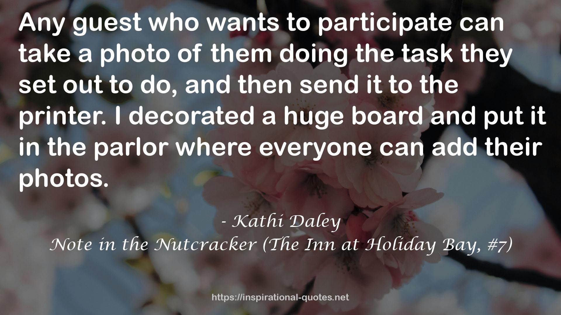 Note in the Nutcracker (The Inn at Holiday Bay, #7) QUOTES