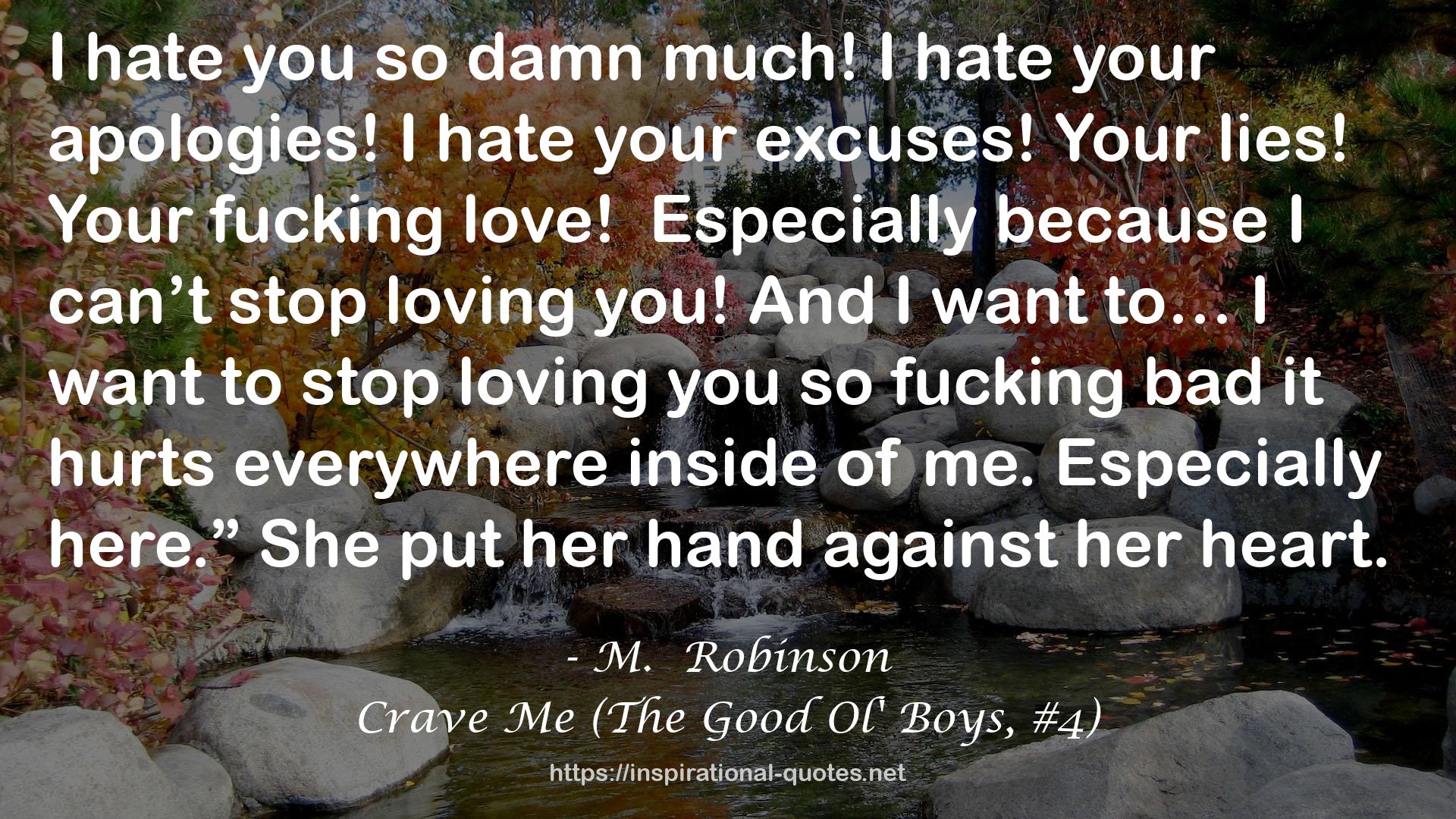 Crave Me (The Good Ol' Boys, #4) QUOTES