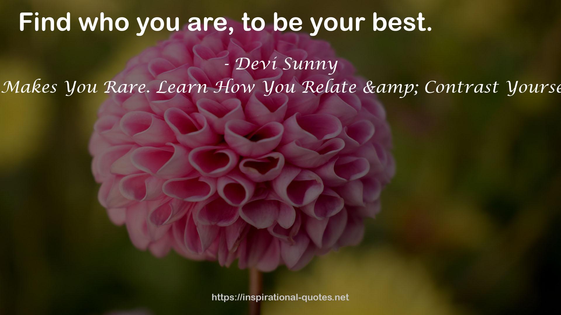 Raising Your Rare Personality : Discover Your Personality & What Makes You Rare. Learn How You Relate & Contrast Yourself to Others. Increase Resilience, ... Career. (Clear Career Inclusive Book 1) QUOTES