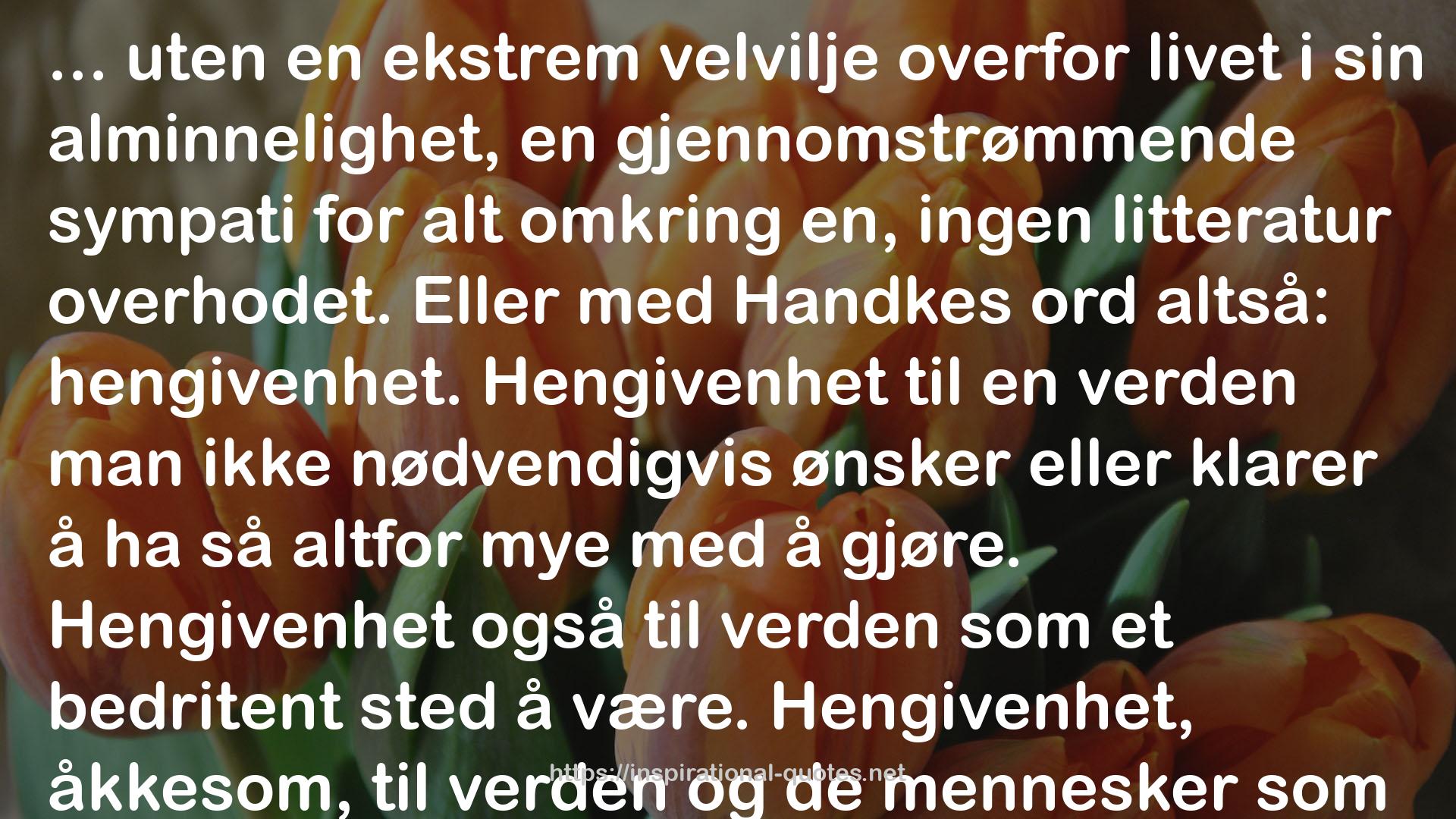 Der jeg tenker er det alltid mørkt QUOTES