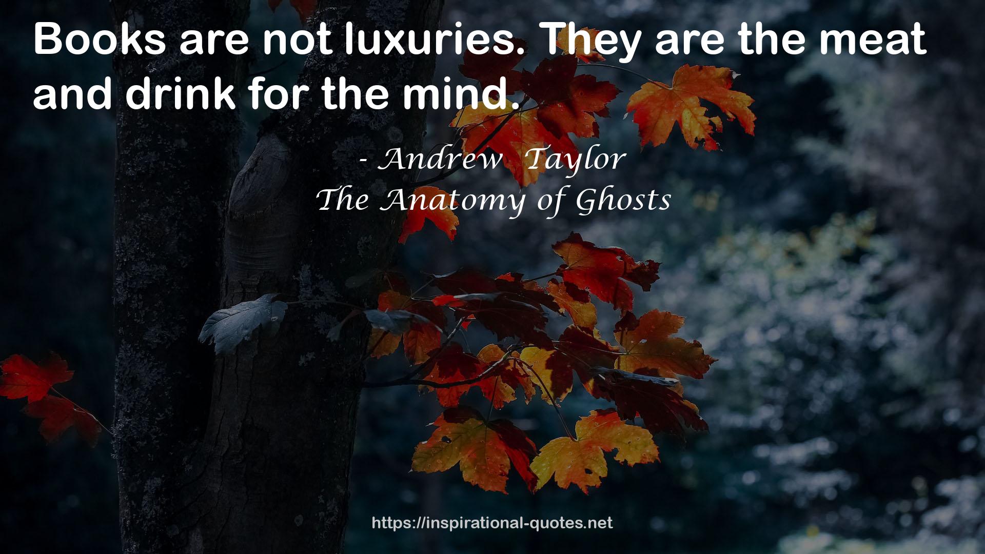 The Anatomy of Ghosts QUOTES