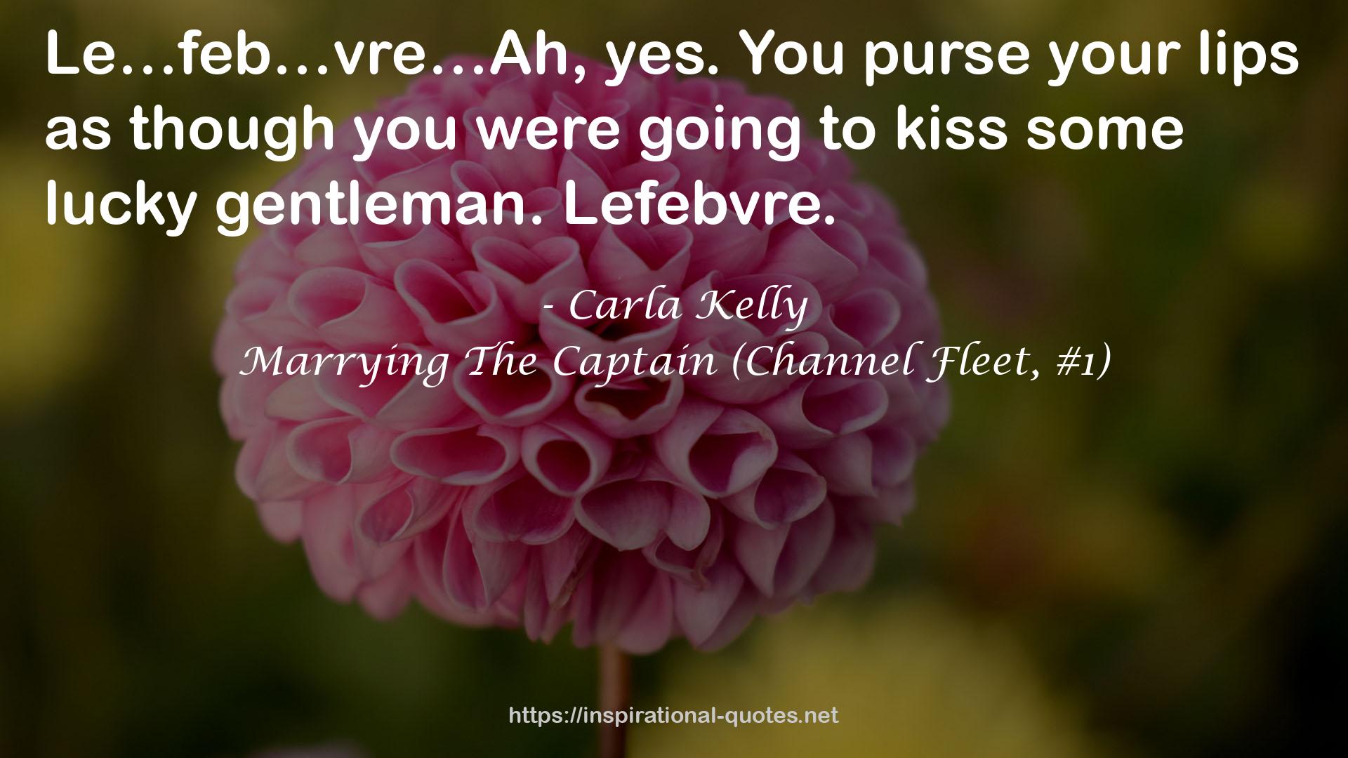 Marrying The Captain (Channel Fleet, #1) QUOTES