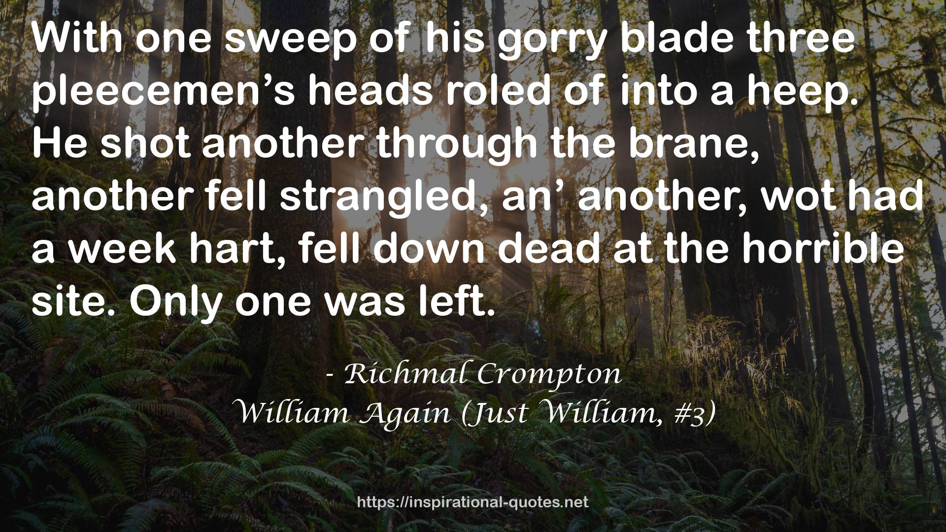 William Again (Just William, #3) QUOTES