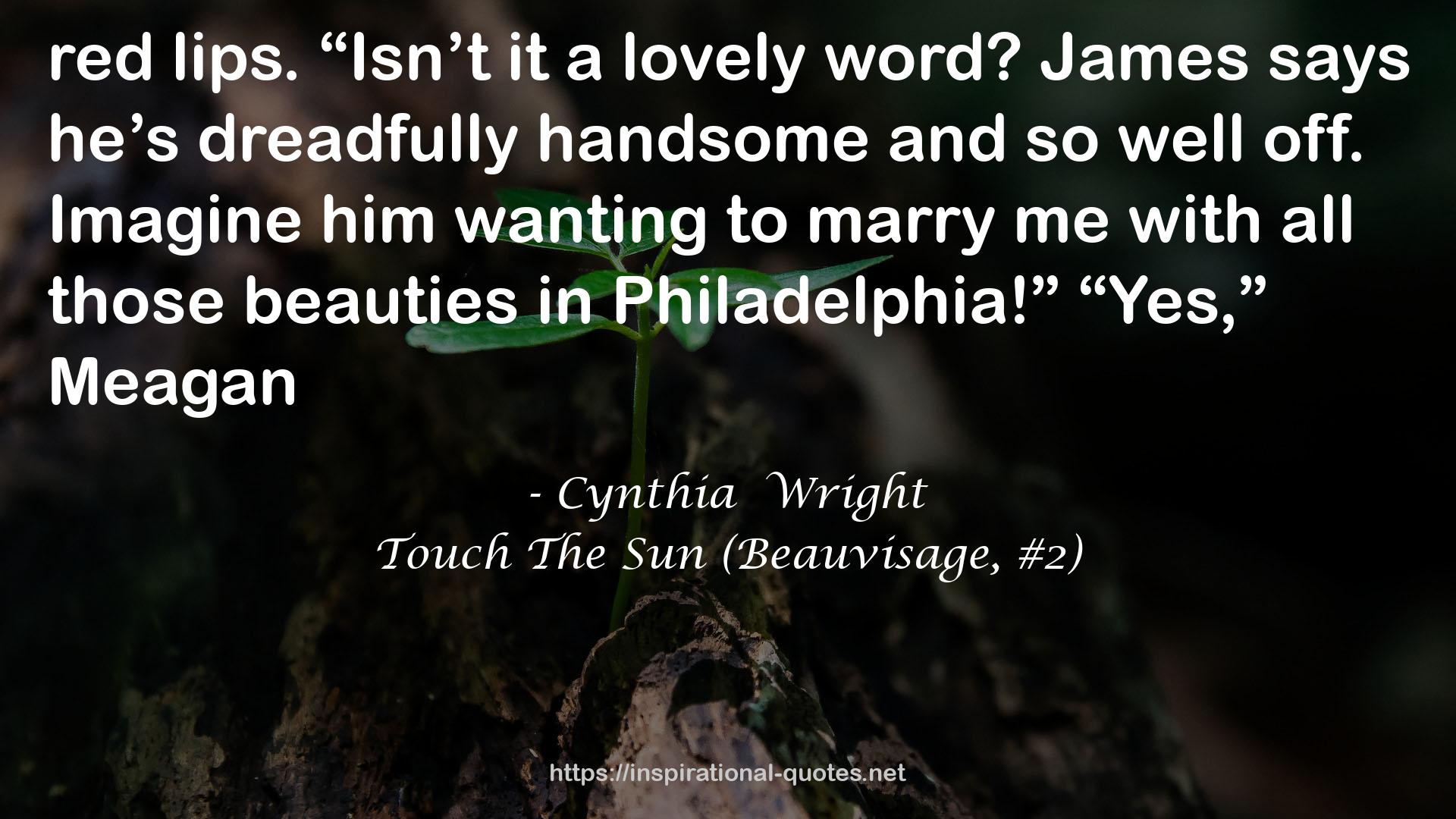 Cynthia  Wright QUOTES