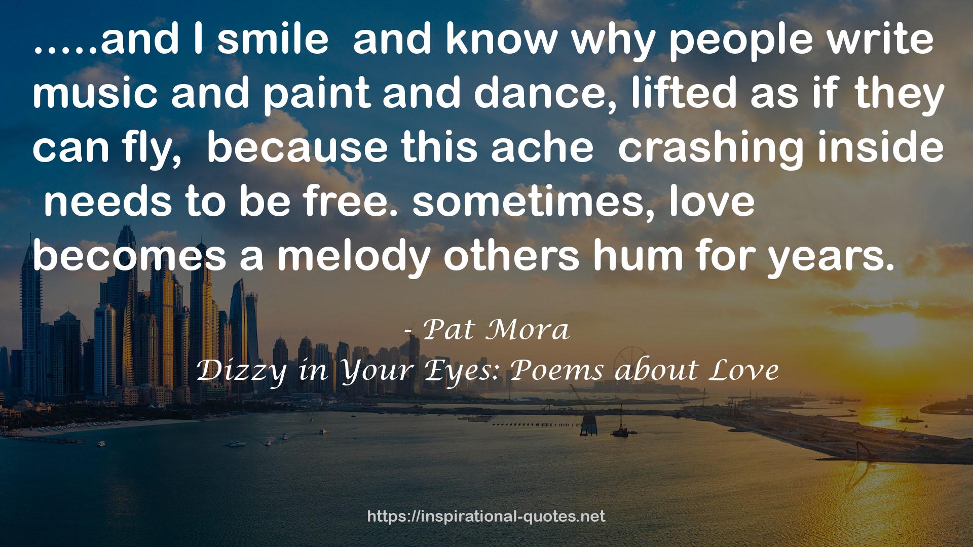 Dizzy in Your Eyes: Poems about Love QUOTES