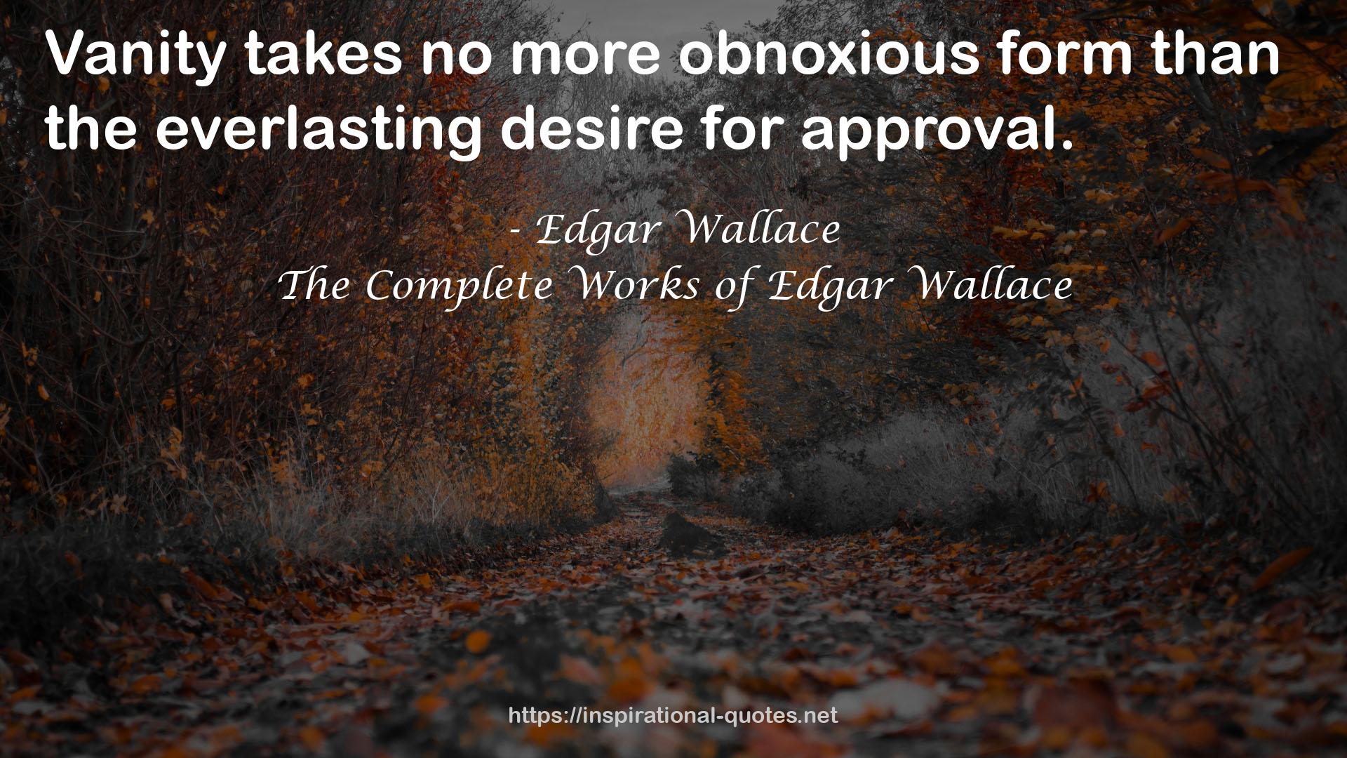 The Complete Works of Edgar Wallace QUOTES
